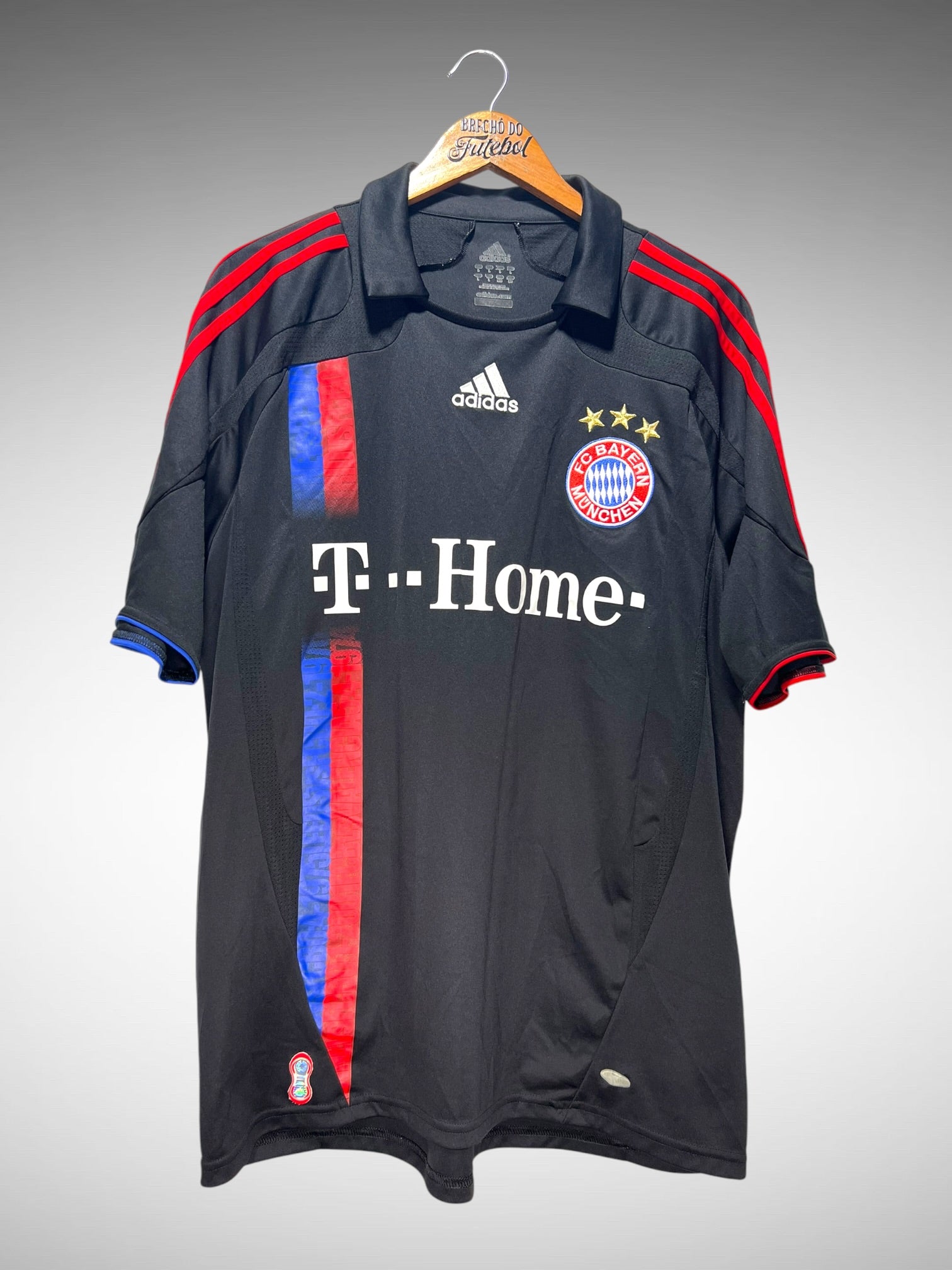 Bayern de Munique 2007 Terceira Camisa Tam G N 3 Lucio.