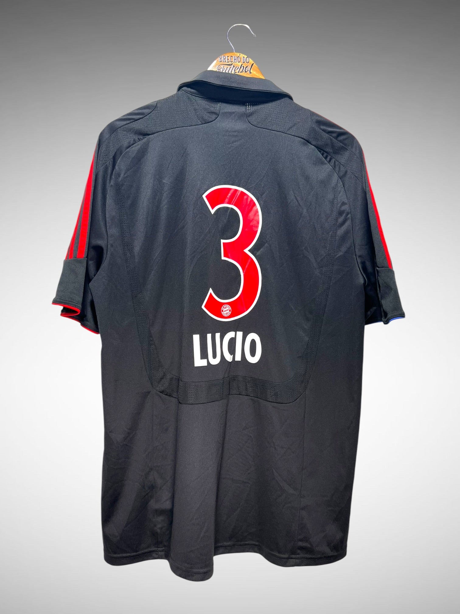 Bayern de Munique 2007 Terceira Camisa Tam G N 3 Lucio.