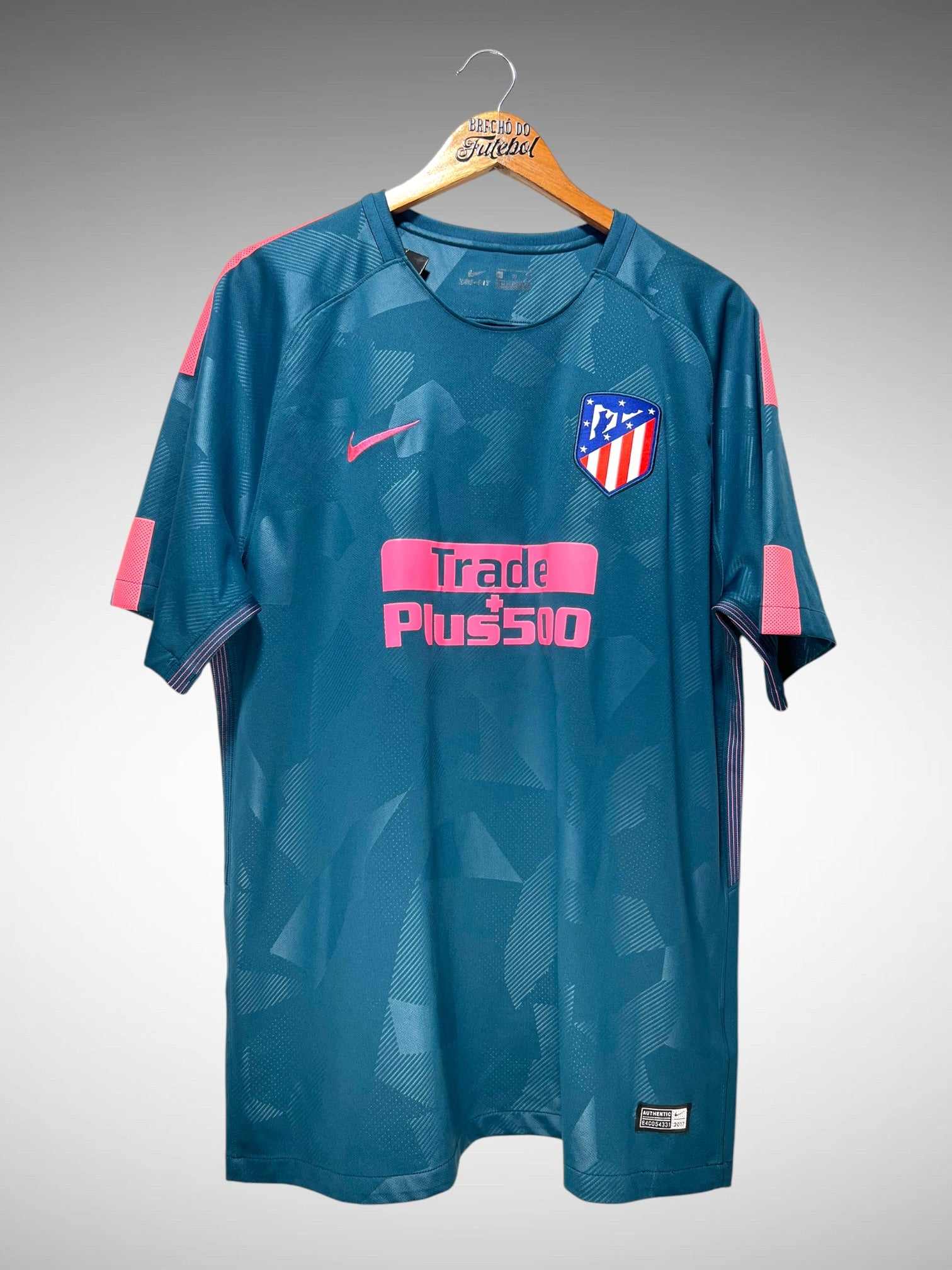 Atlético de Madrid 2017 Terceira Camisa Tam GG.