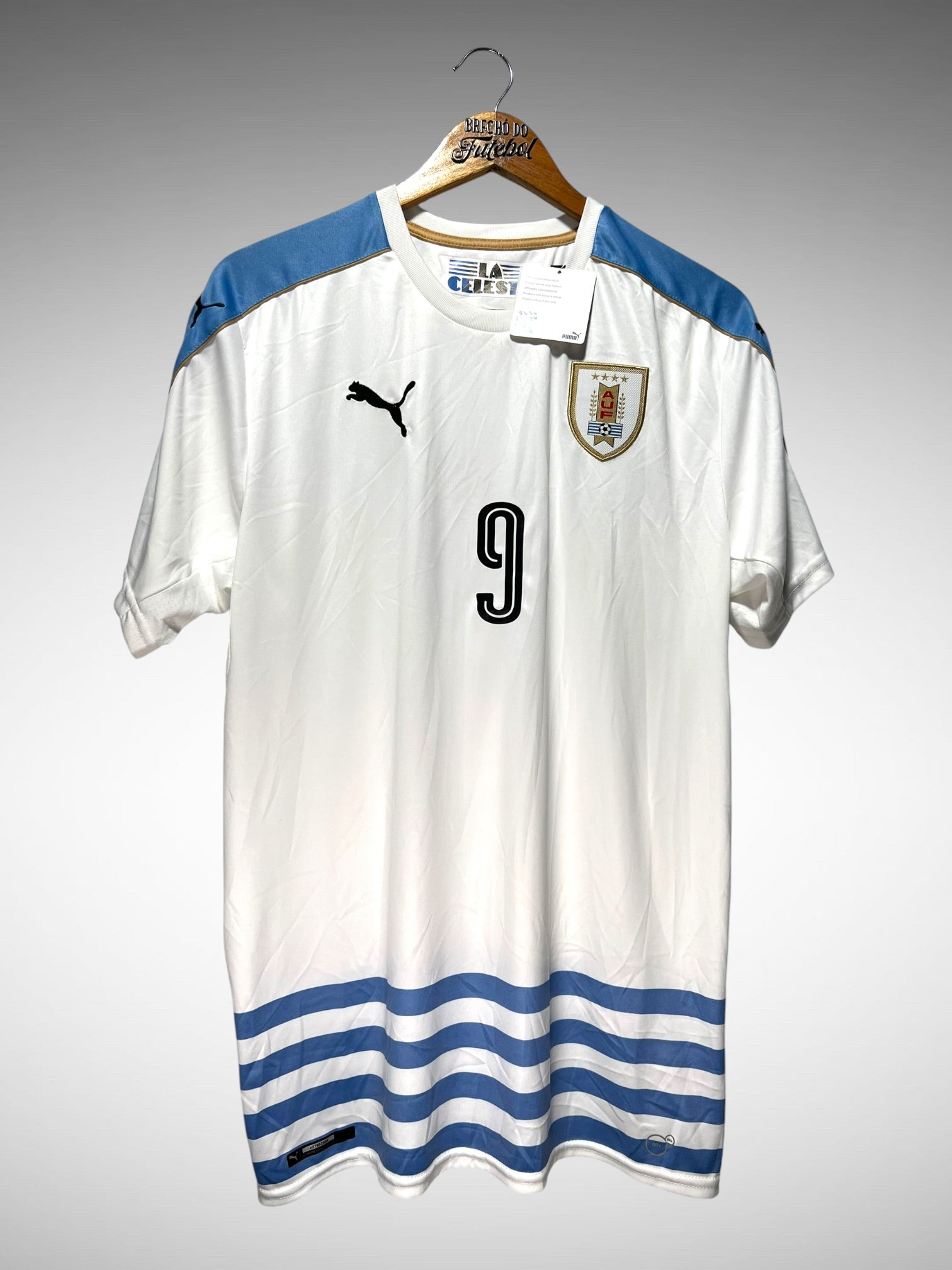 Uruguai 2016 Segunda Camisa Tam G N 9 L. Suárez.