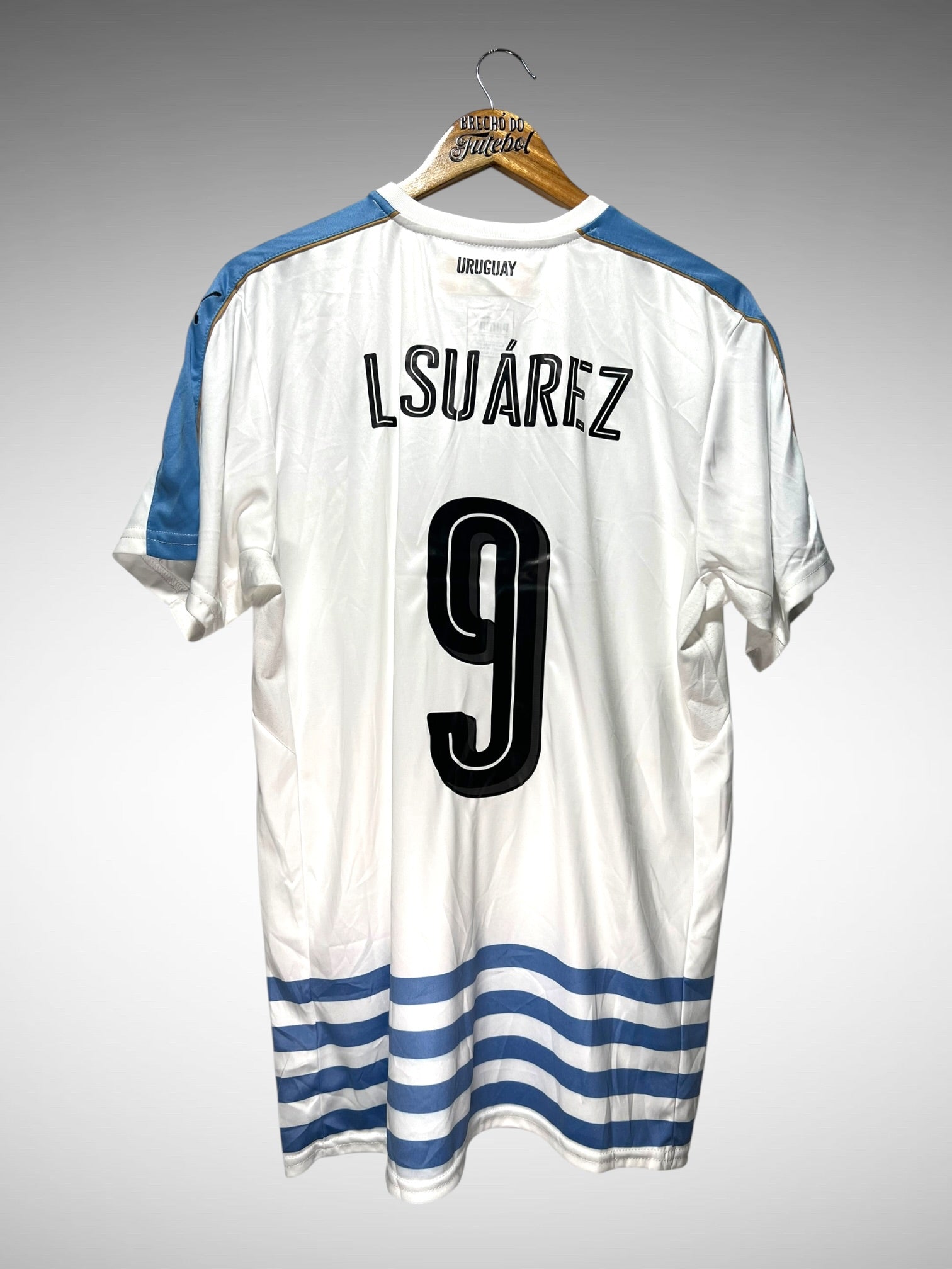 Uruguai 2016 Segunda Camisa Tam G N 9 L. Suárez.