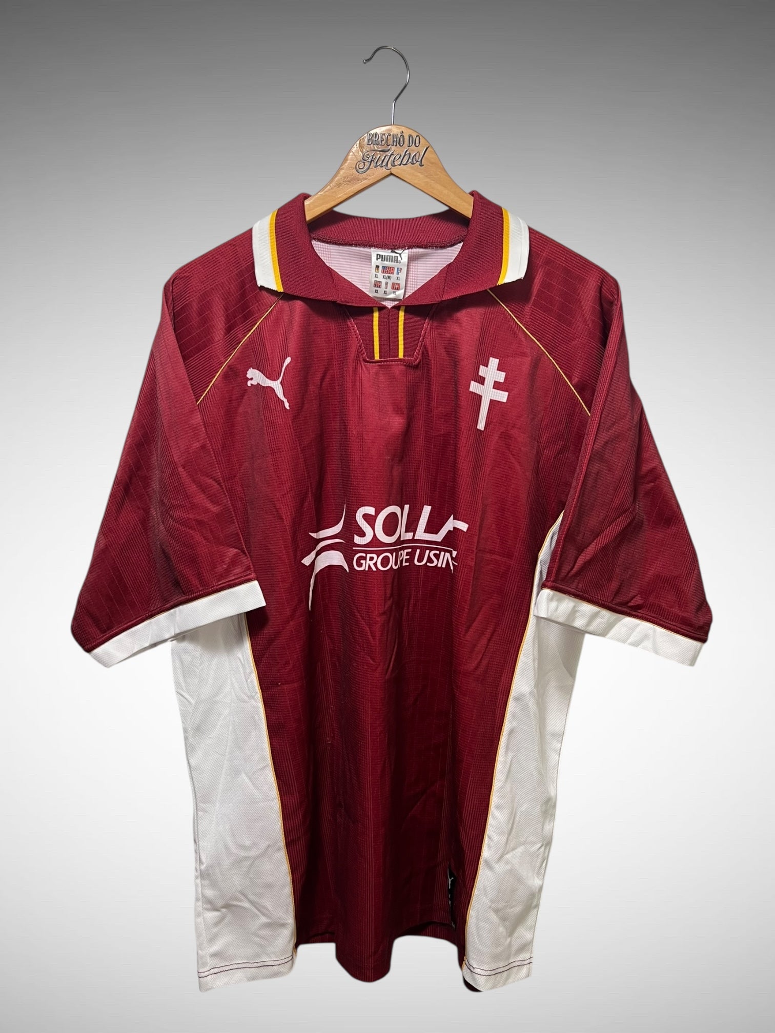 FC Metz 1998 Primeira Camisa Tam GG