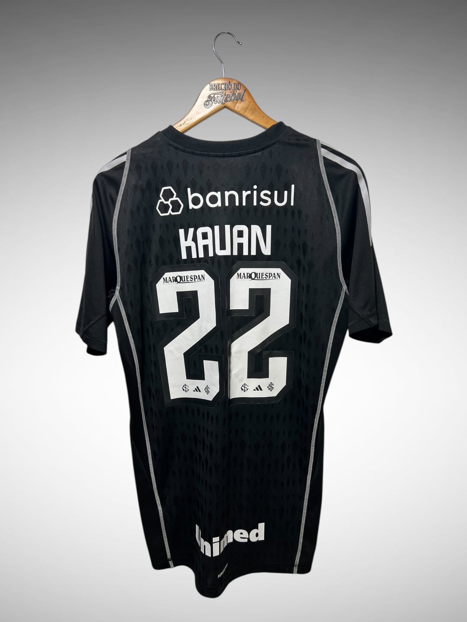 Internacional 2025 Camisa de Goleiro Tam GG N 22 Kauan.