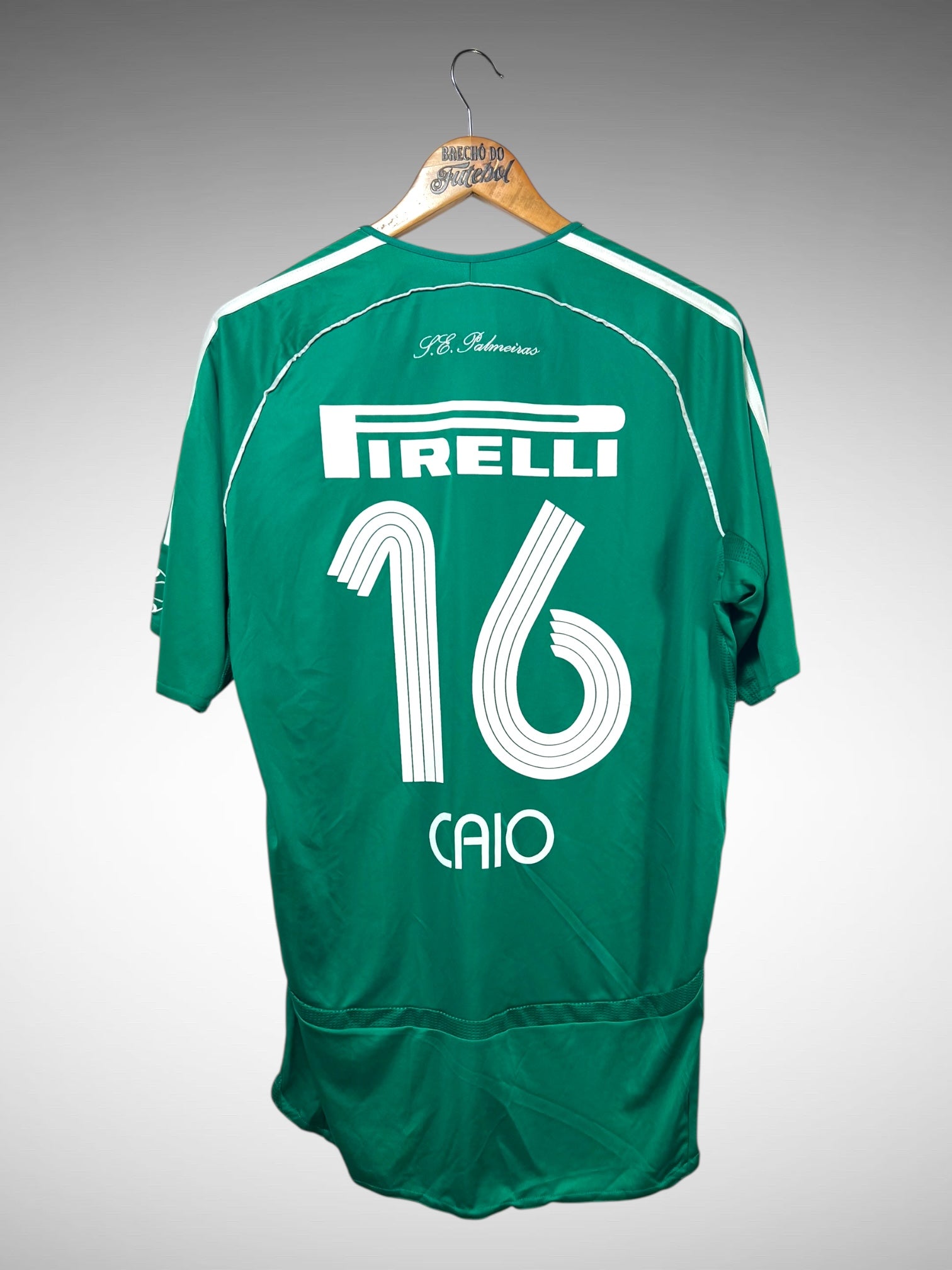 Palmeiras 2006 Primeira Camisa Tam G N 16 Caio.