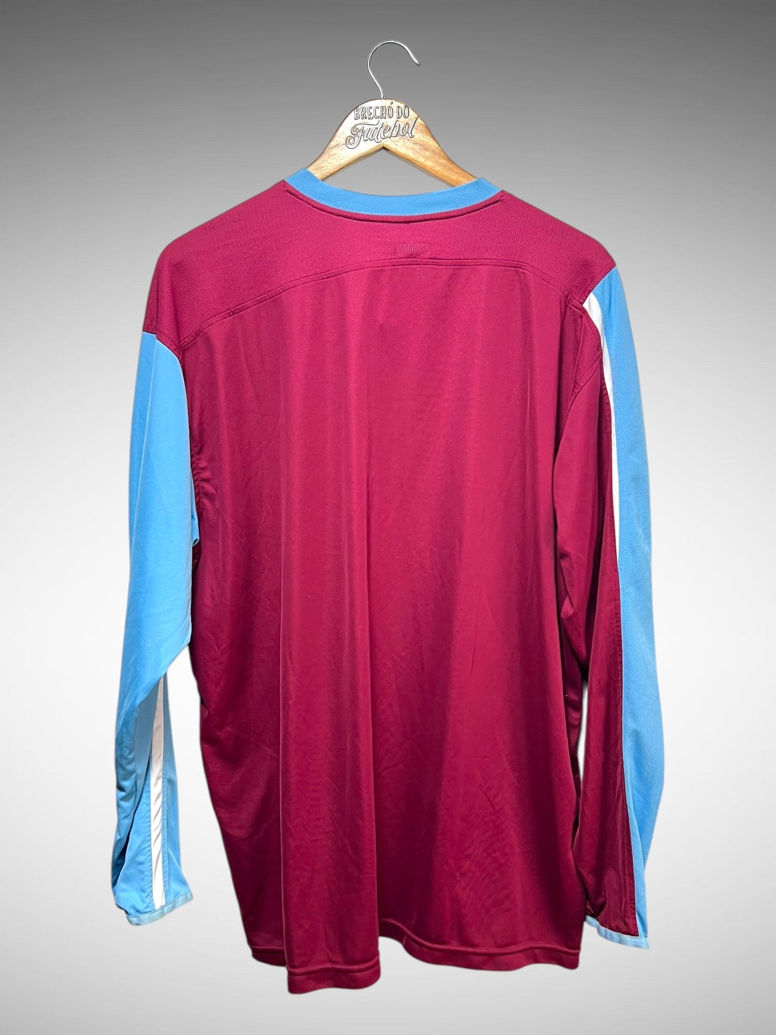 West Ham 2005 Primeira Camisa Tam GG Mangas Longas.