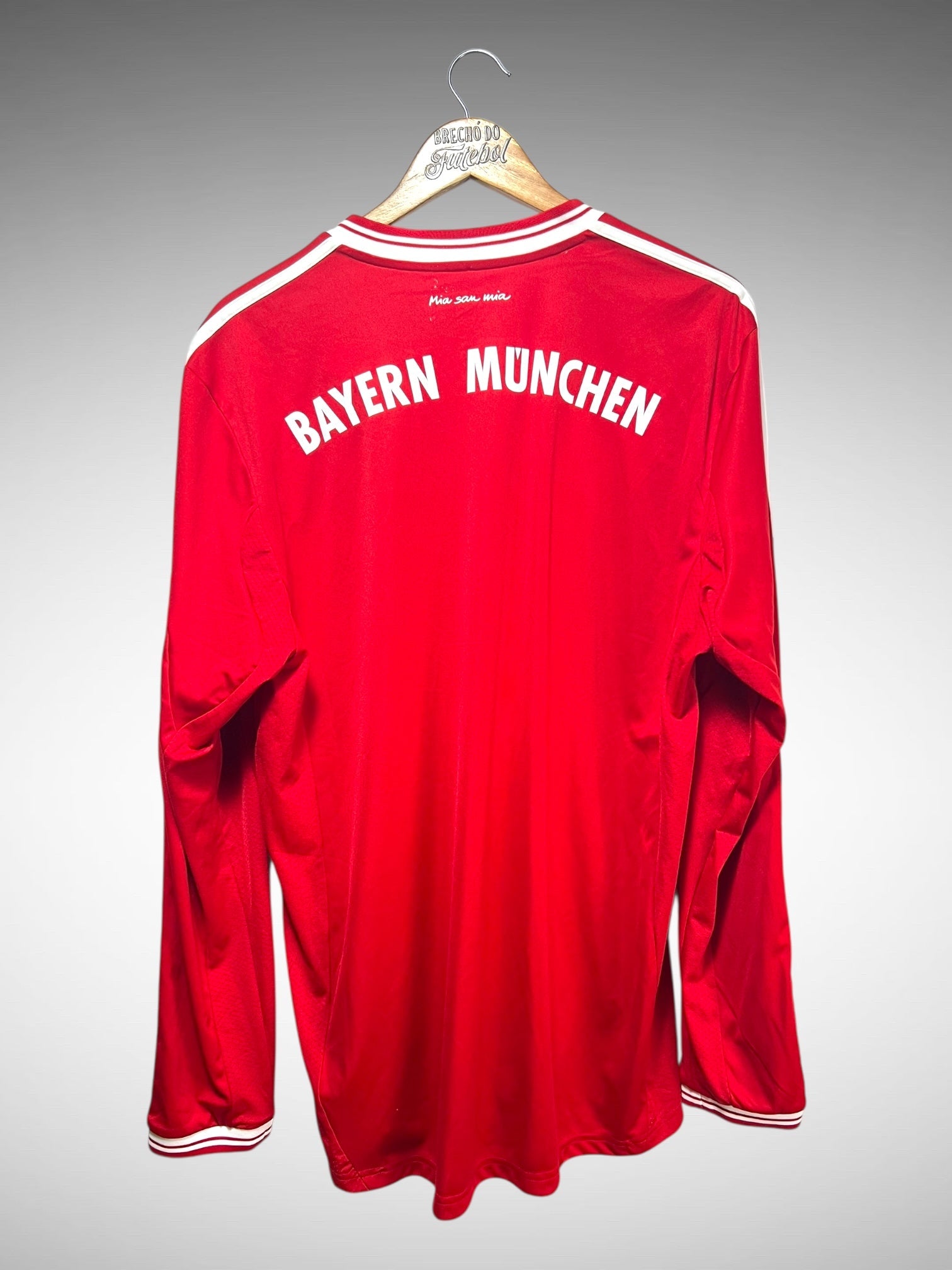 Bayern de Munique 2013 Primeira Camisa Tam GG Mangas Longas.