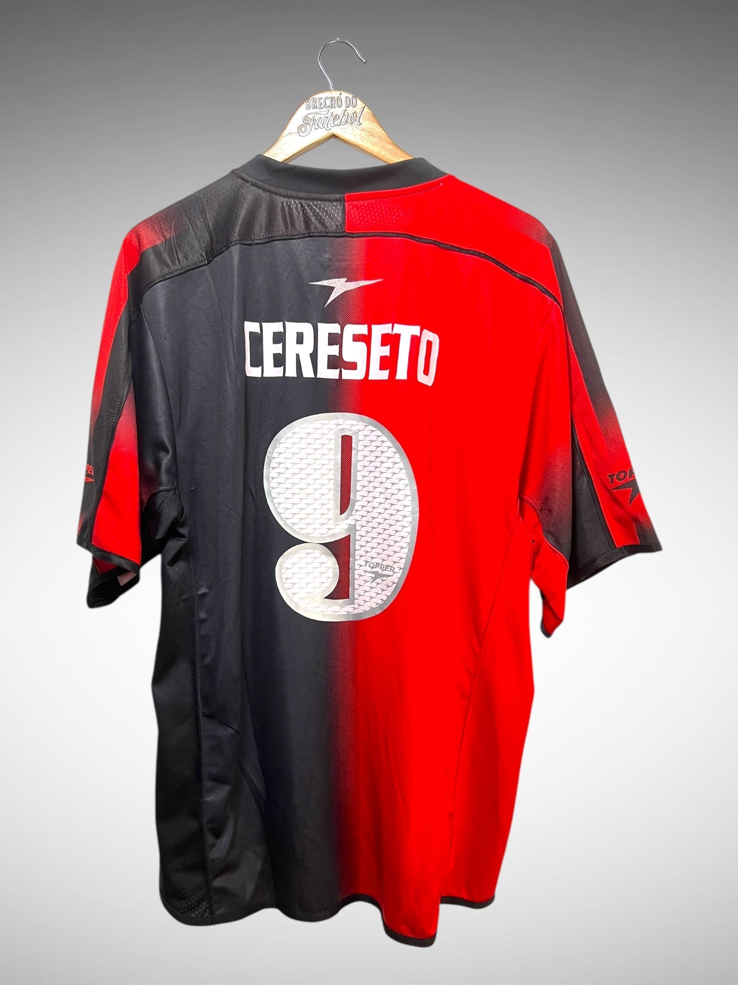 Newell's Old Boys 2005 Primeira Camisa Tam GG N 9 Cereseto.