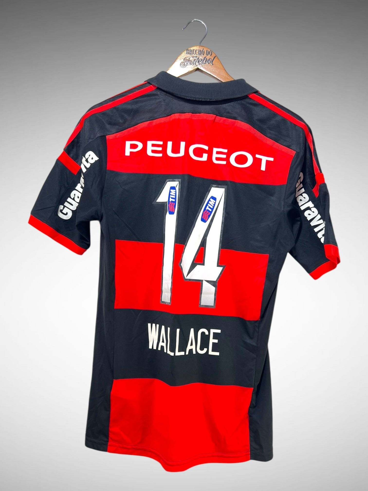 Flamengo 2014 Primeira Camisa Tam M N 14 Wallace.