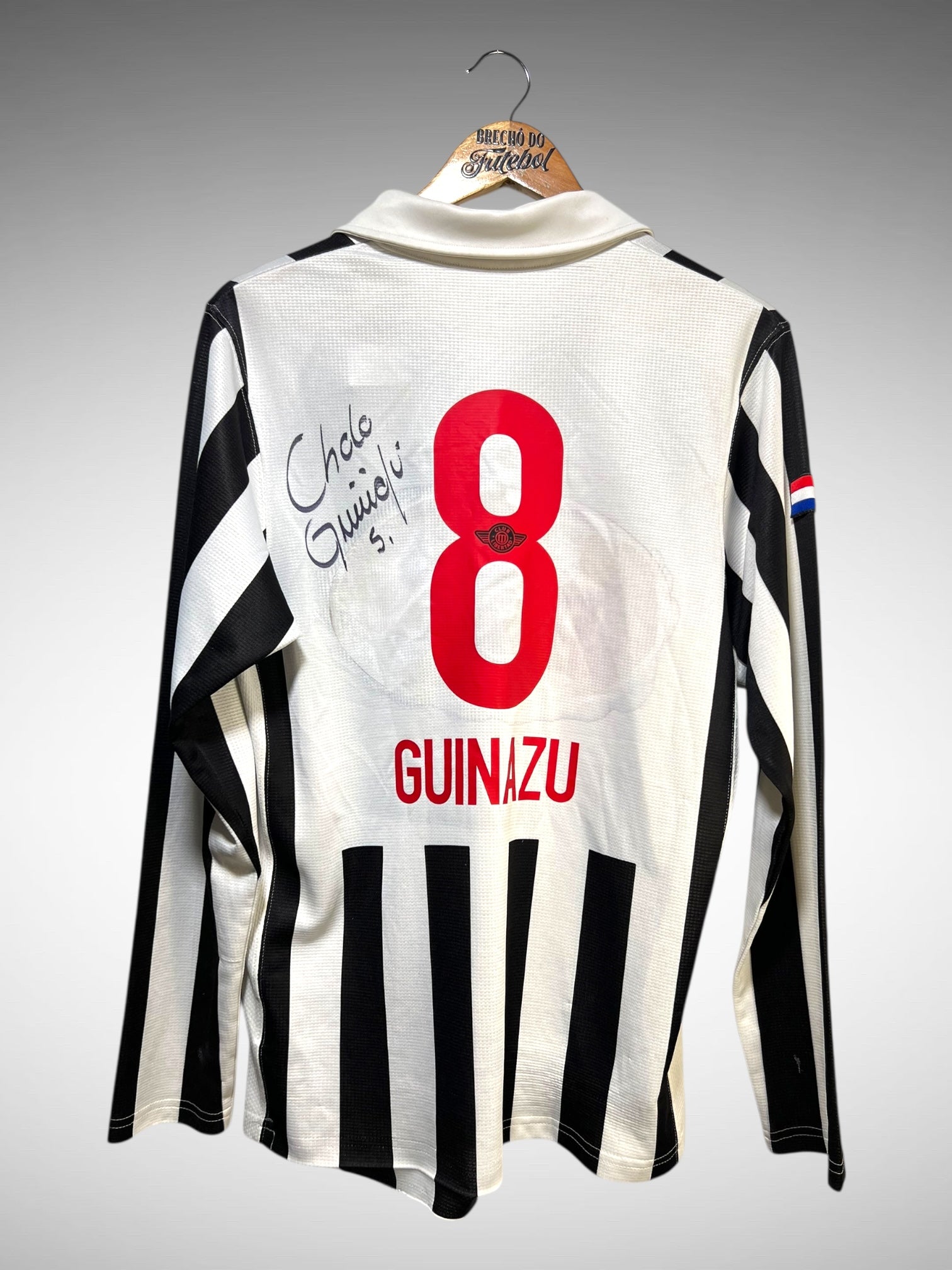 Libertad 2008 Primeira Camisa Tam M N 8 Guinazu Mangas Longas.