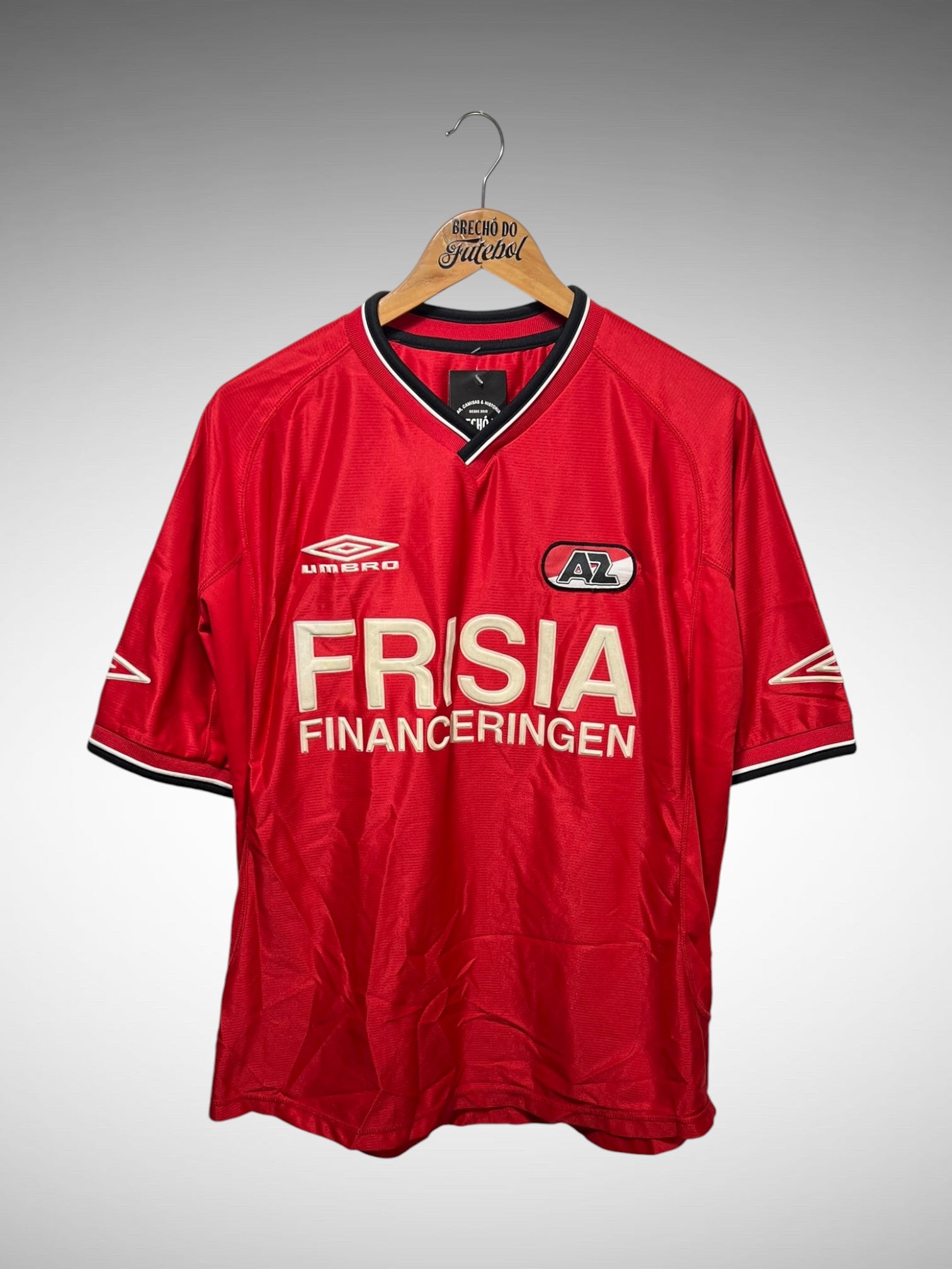 AZ Alkmaar 2001 Primeira Camisa Tam G.