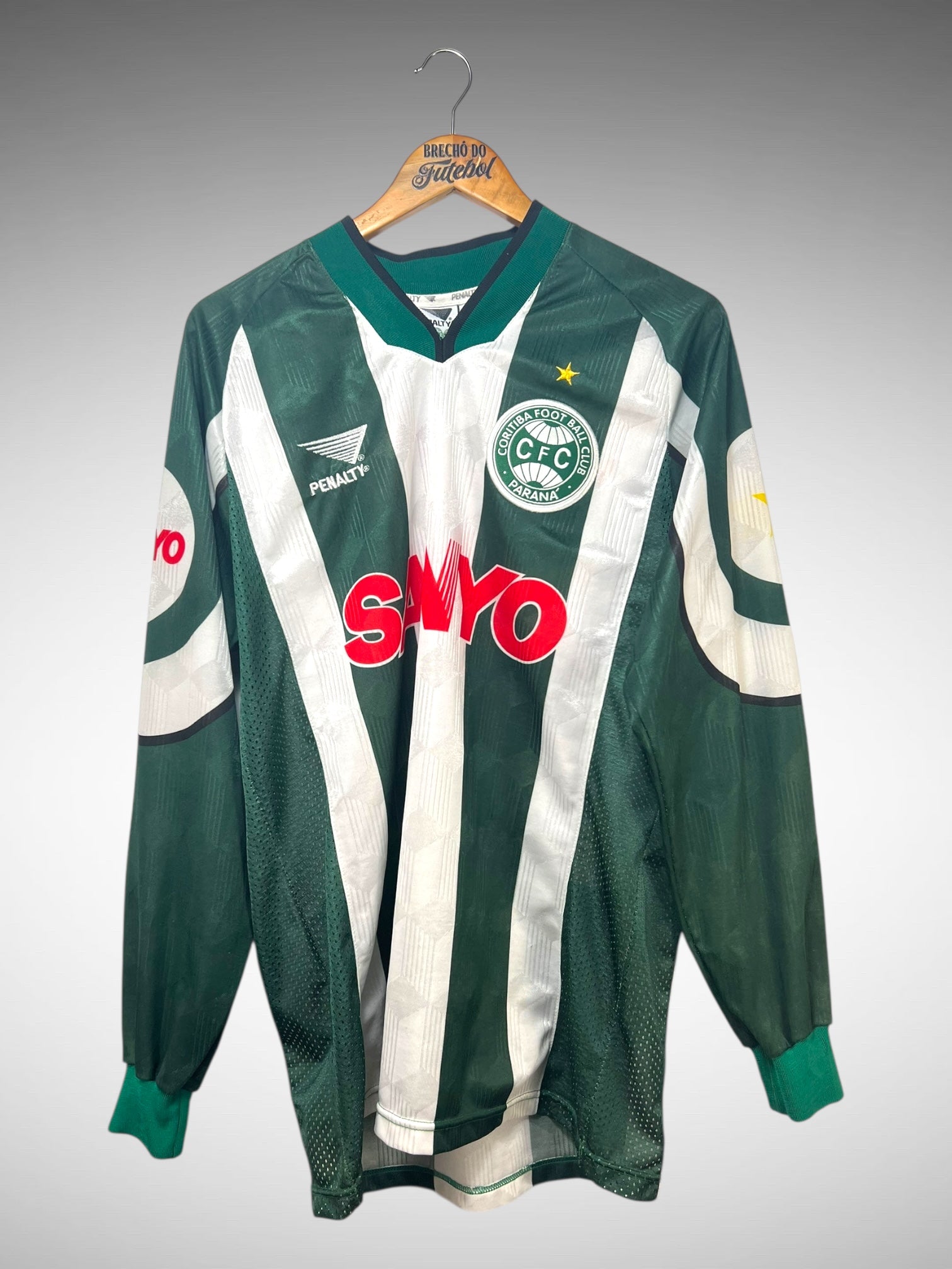 Coritiba 1998 Primeira Camisa Tam GG 2 Mangas Longas.