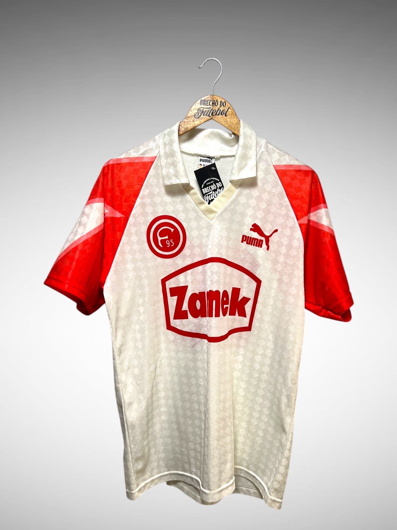 Fortuna Düsseldorf 1991 Primeira Camisa Tam G N 10.