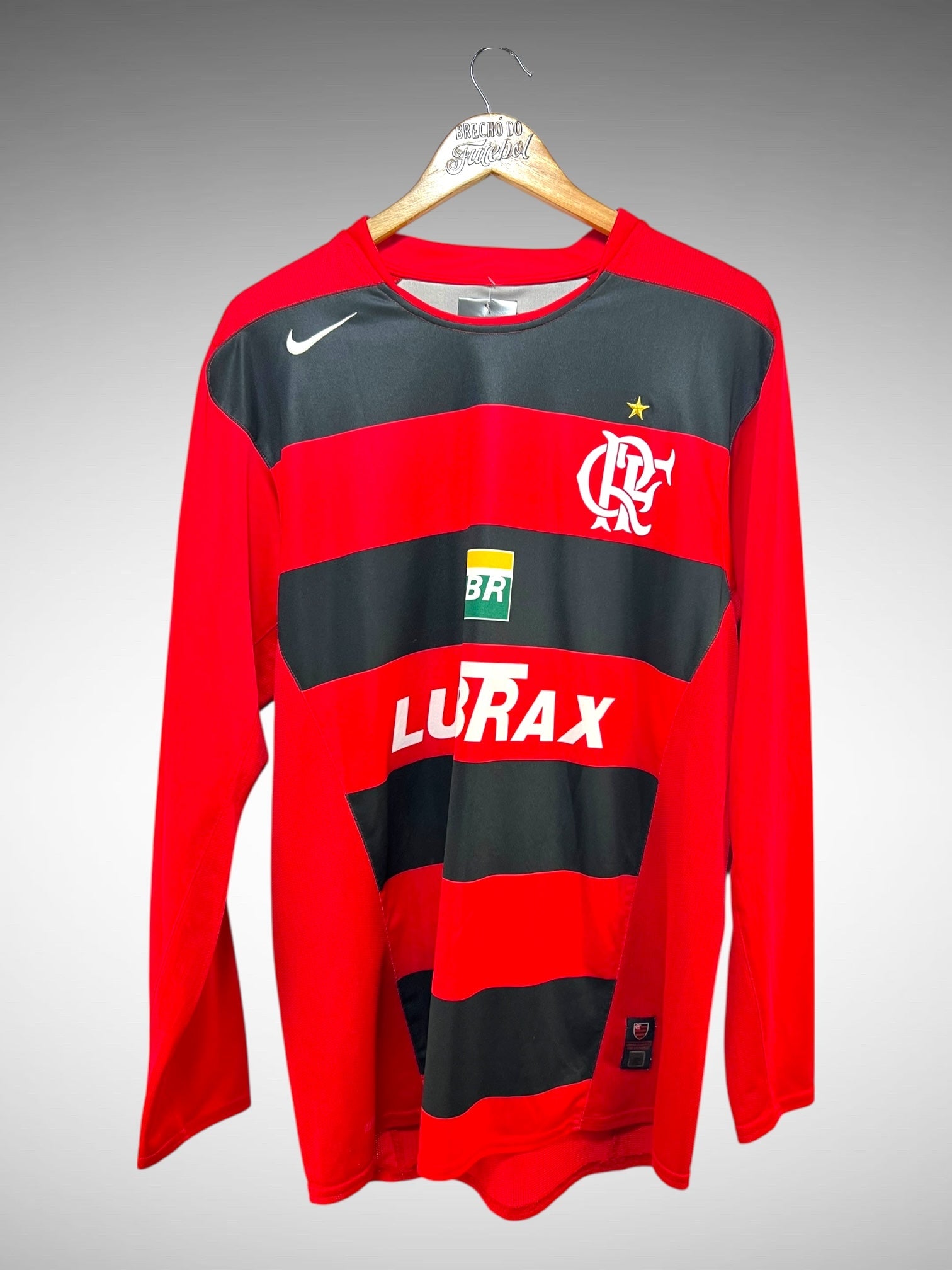 Flamengo 2005 Primeira Camisa Tam G N 16 Mangas Longas.