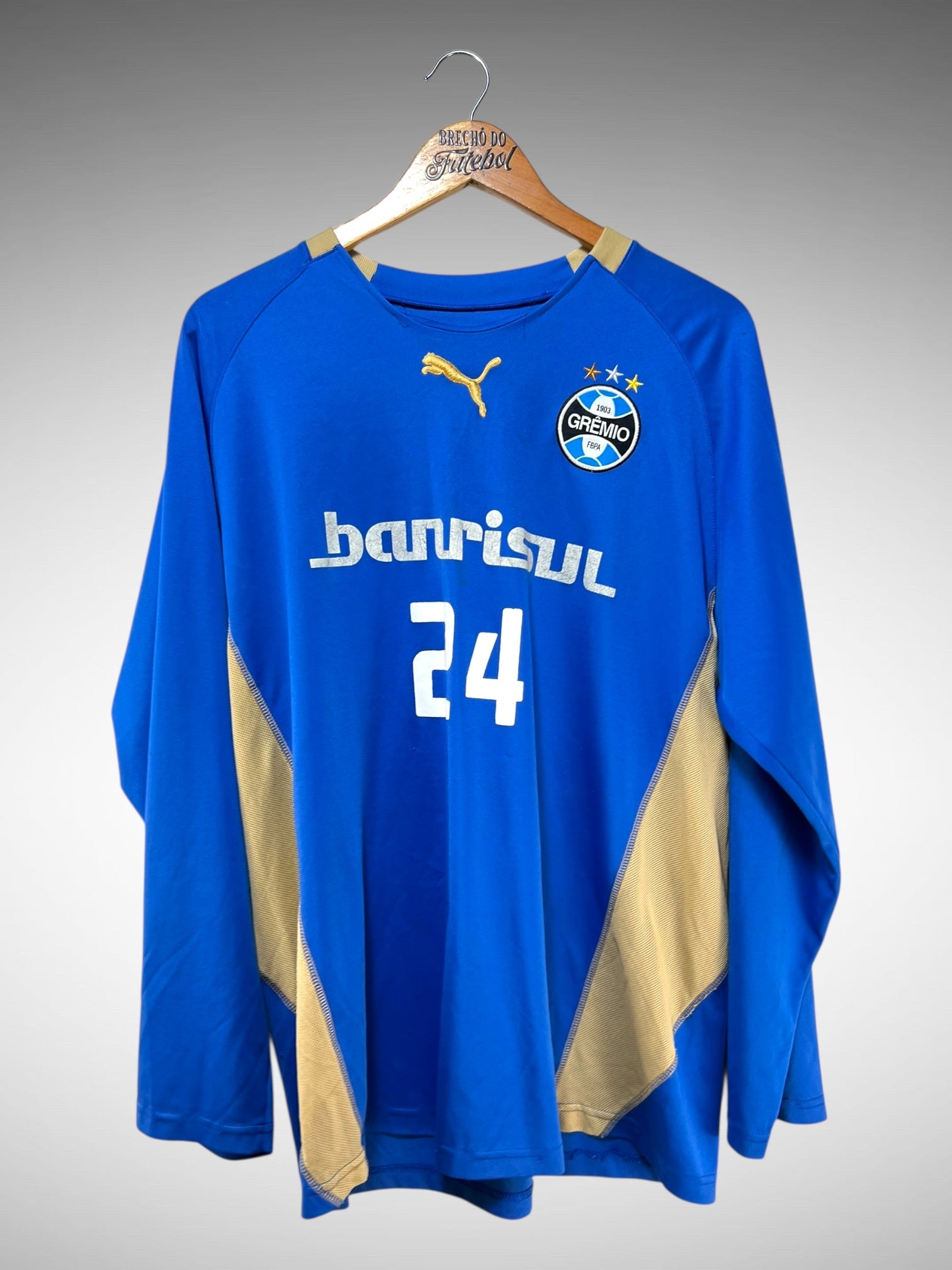 Grêmio 2005 Camisa De Treino Tam GG N 34 Mangas Longas.