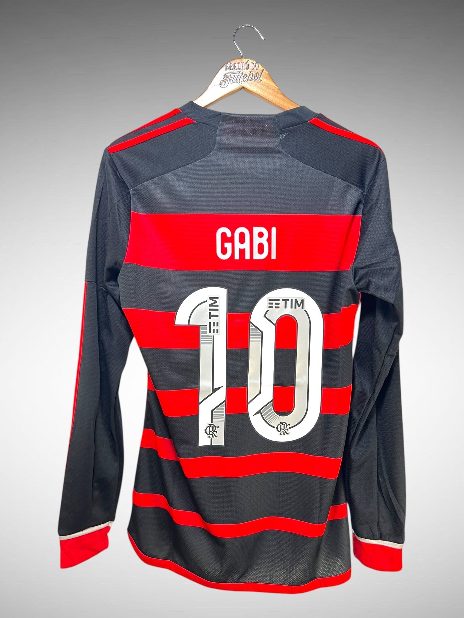Flamengo 2024 Primeira Camisa Tam P N 10 Gabi Mangas Longas.
