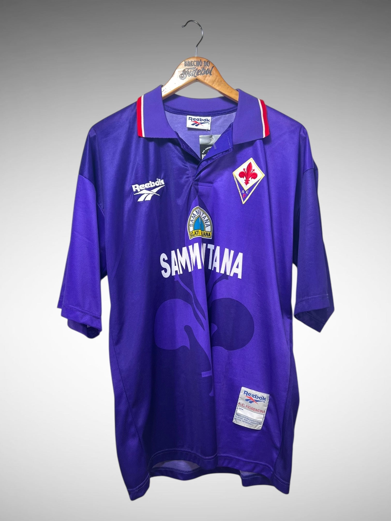 Fiorentina 1995 Primeira Camisa Tam GG.
