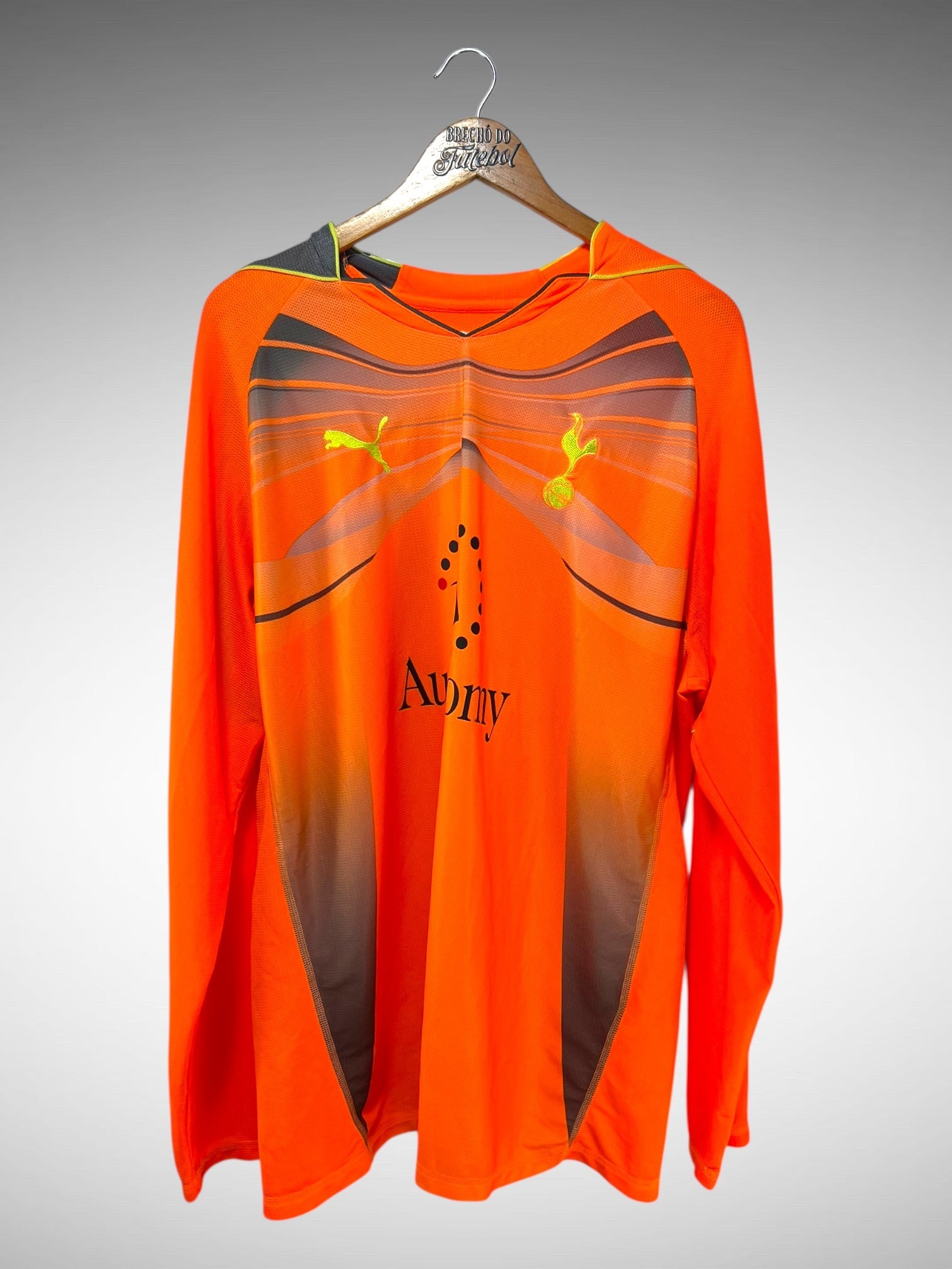 Tottenham 2010 Camisa De Goleiro Tam GG N 1 Gomes Mangas Longas.