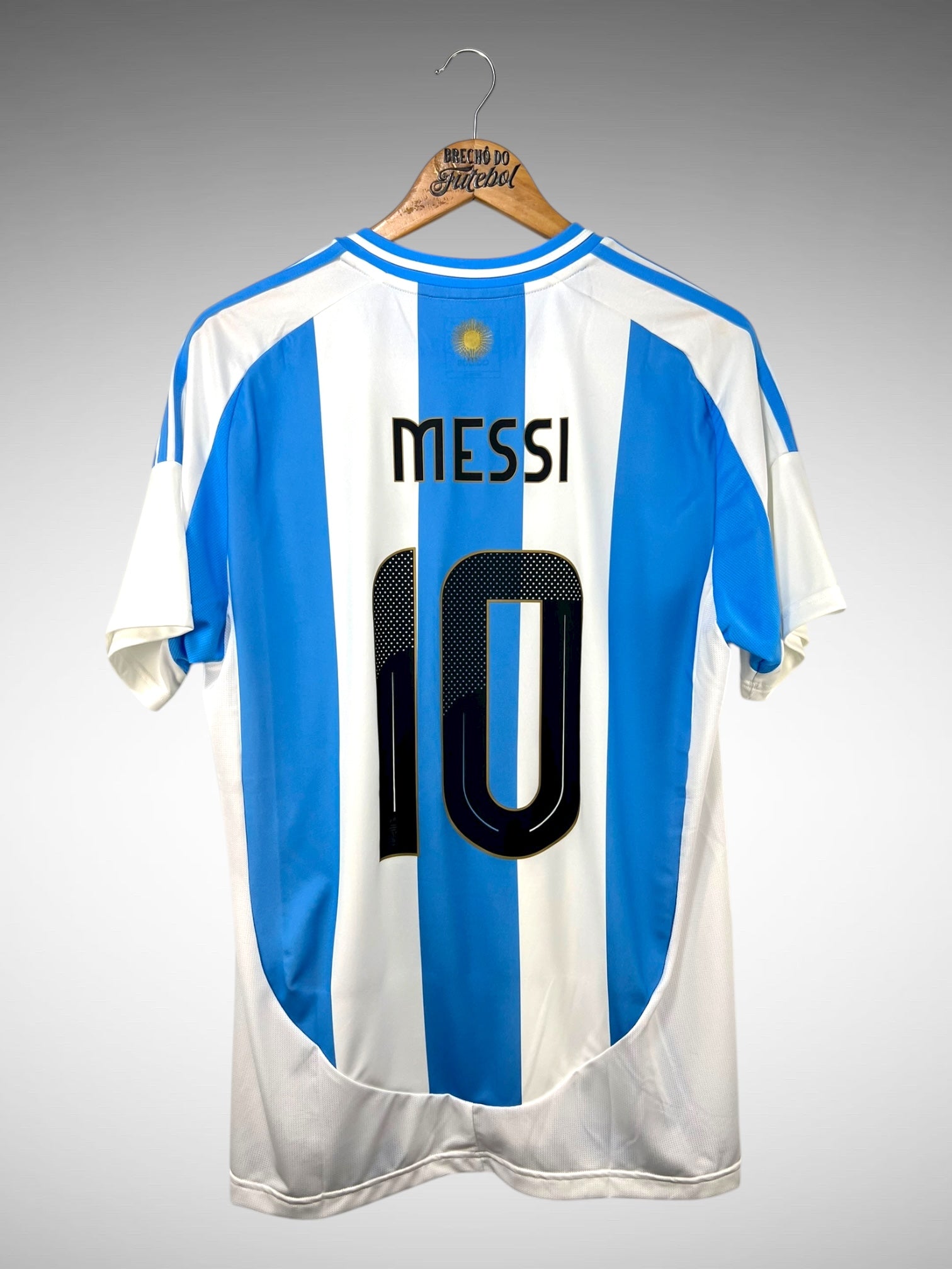 Argentina 2024 Primeira Camisa Tam G N 10 Messi.
