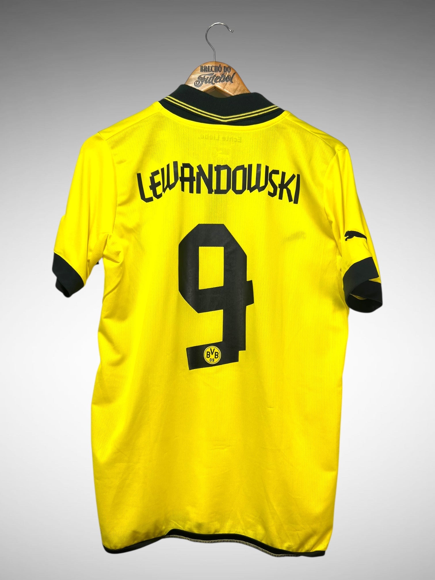 Borussia Dortmund 2012 Primeira Camisa Tam M N 9 Lewandowski.