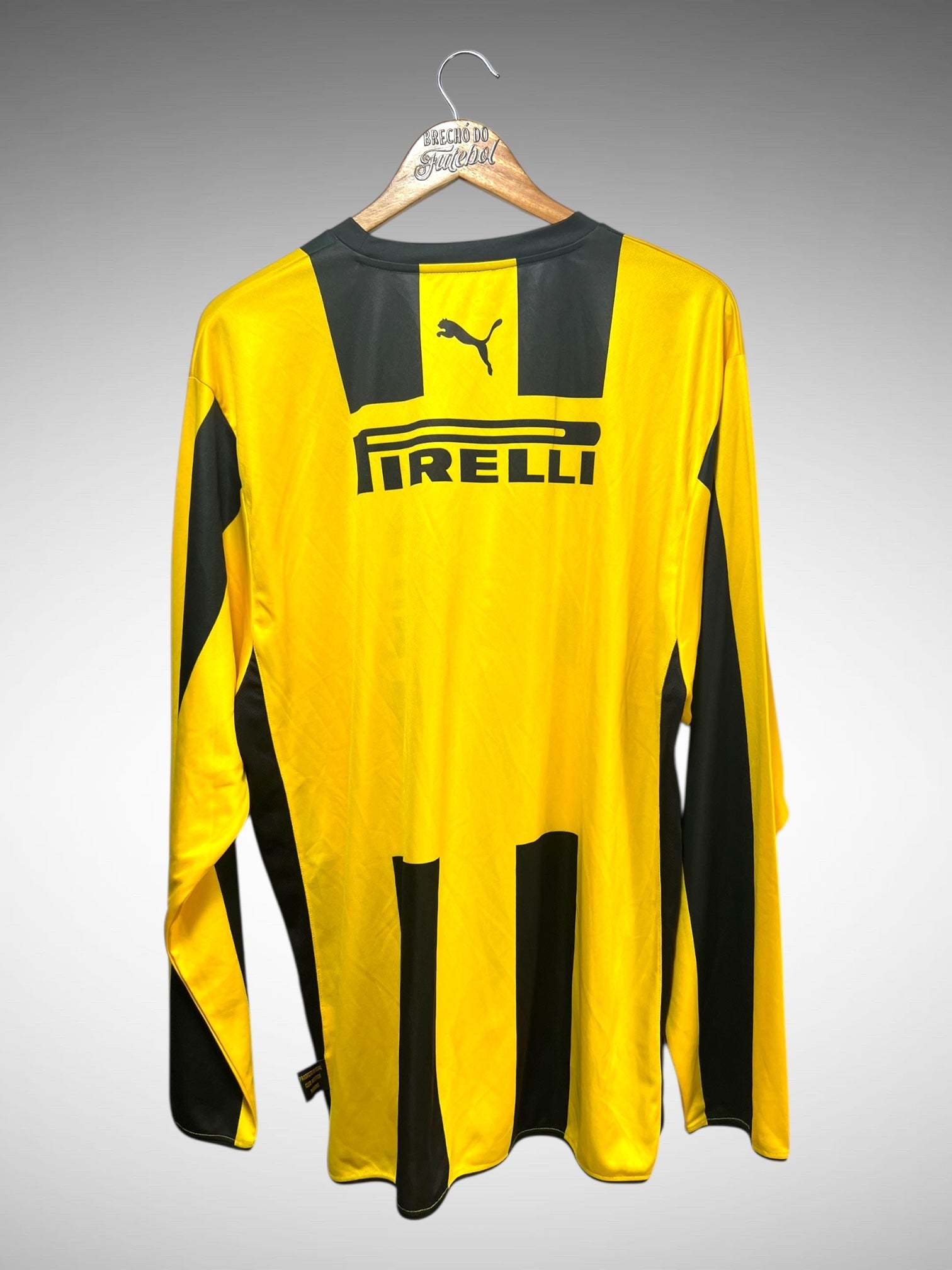 Peñarol 2008 Primeira Camisa Tam GG Mangas Longas.