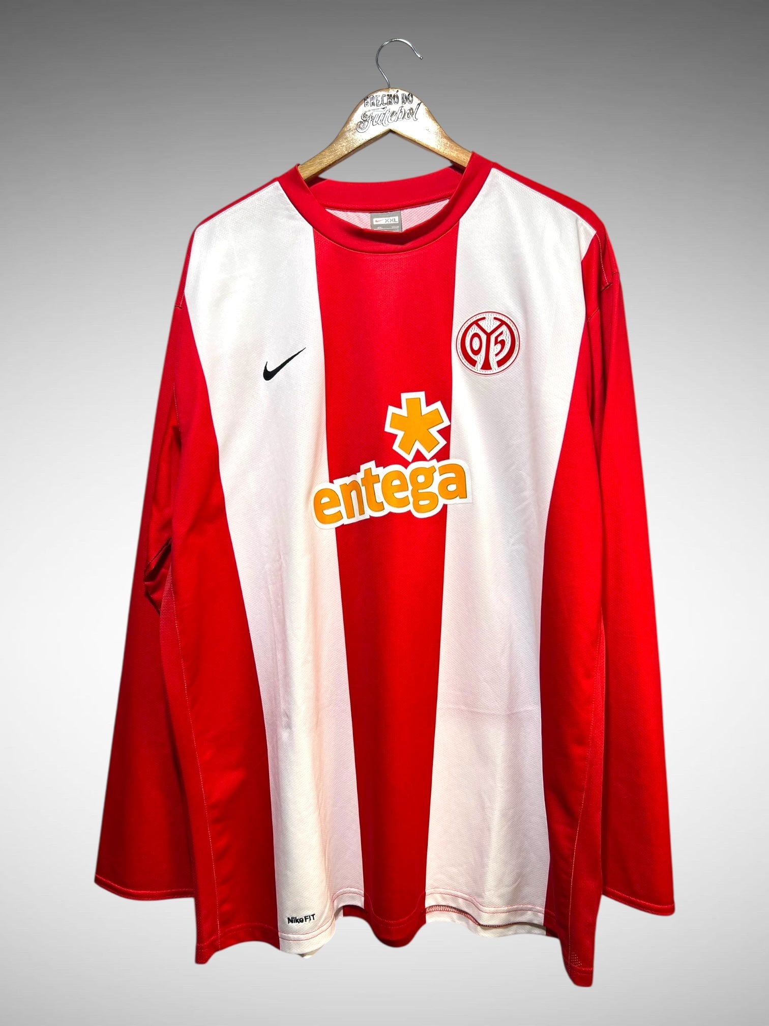 Mainz 05 2009 Primeira Camisa Tam 3G Mangas Longas.
