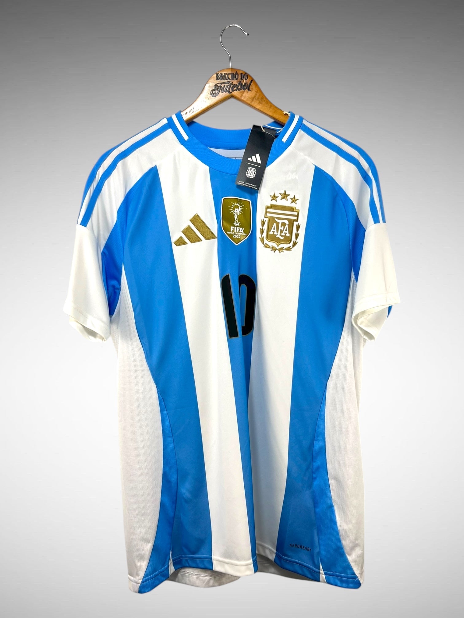 Argentina 2024 Primeira Camisa Tam G N 10 Messi.