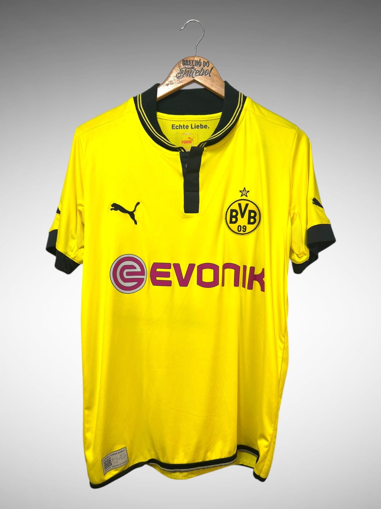 Borussia Dortmund 2012 Primeira Camisa Tam M N 9 Lewandowski.