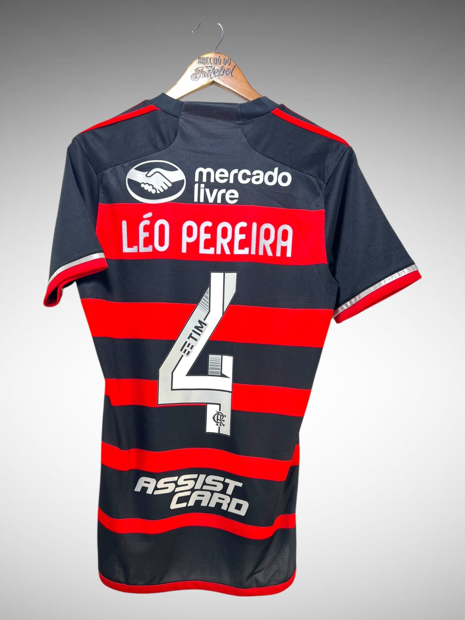 Flamengo 2024 Primeira Camisa Tam P N 4 Leo Pereira.