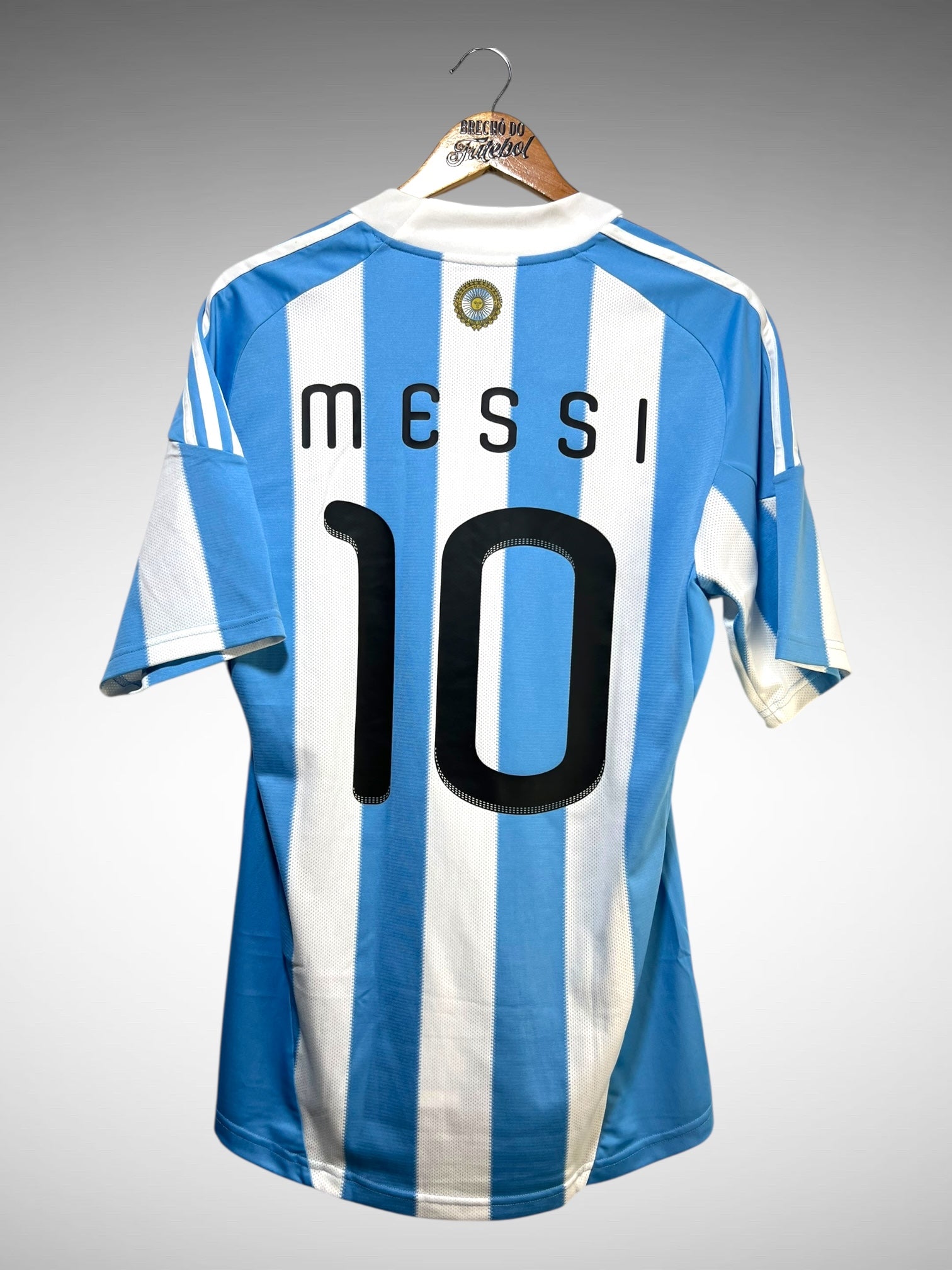 Argentina 2010 Primeira Camisa Tam M N 10 Messi.