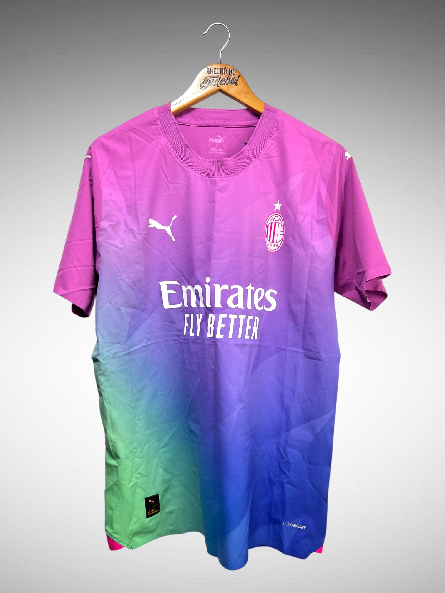 Milan 2023 Terceira Camisa Tam G Nº 10 Rafa Leão.