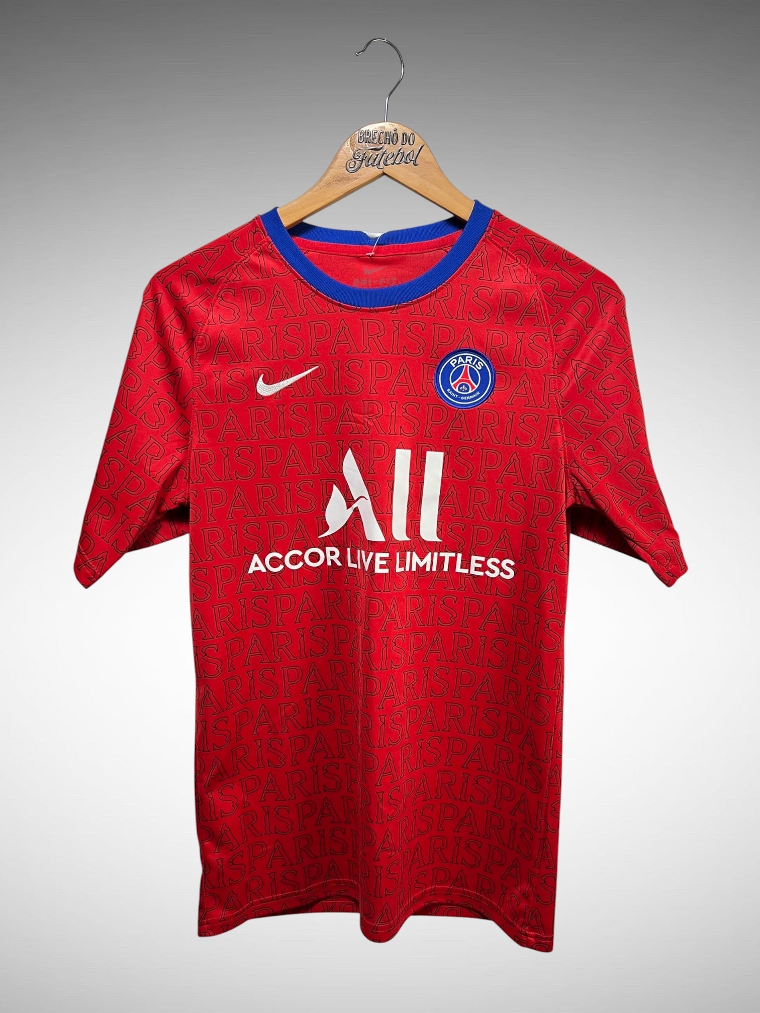 Paris Saint-Germain 2020 Camisa Pré jogo Tam P