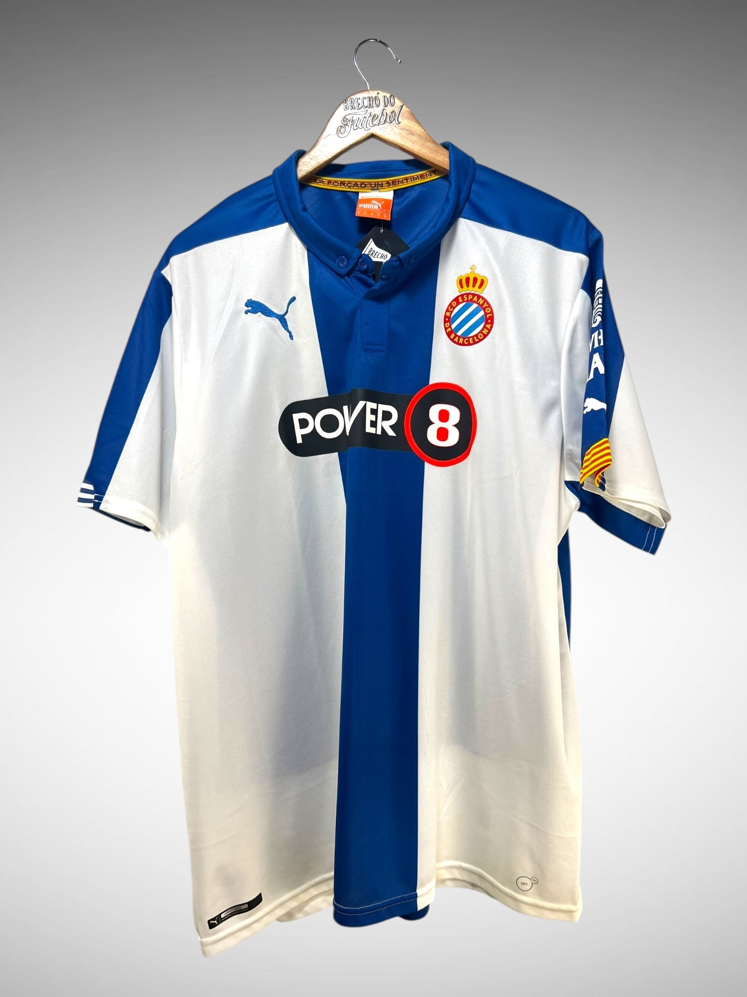 Espanyol 2014 Primeira Camisa Tam GG.