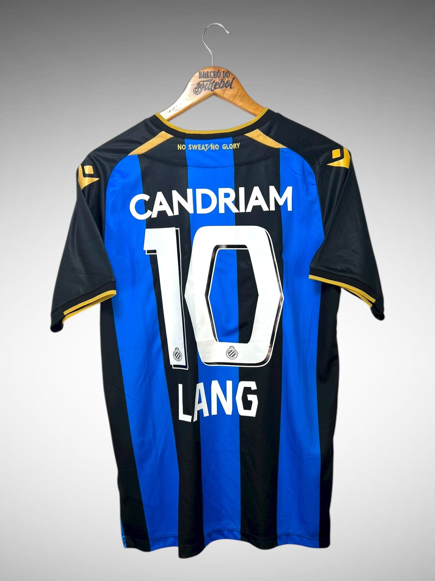 Club Brugge 2021 Primeira Camisa Tam M N 10 Lang.
