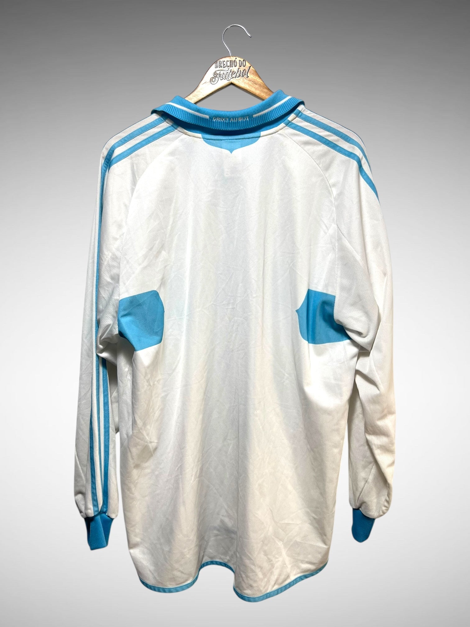 Olympique Marseille 2000 Primeira Camisa Tam GG Mangas Longas.