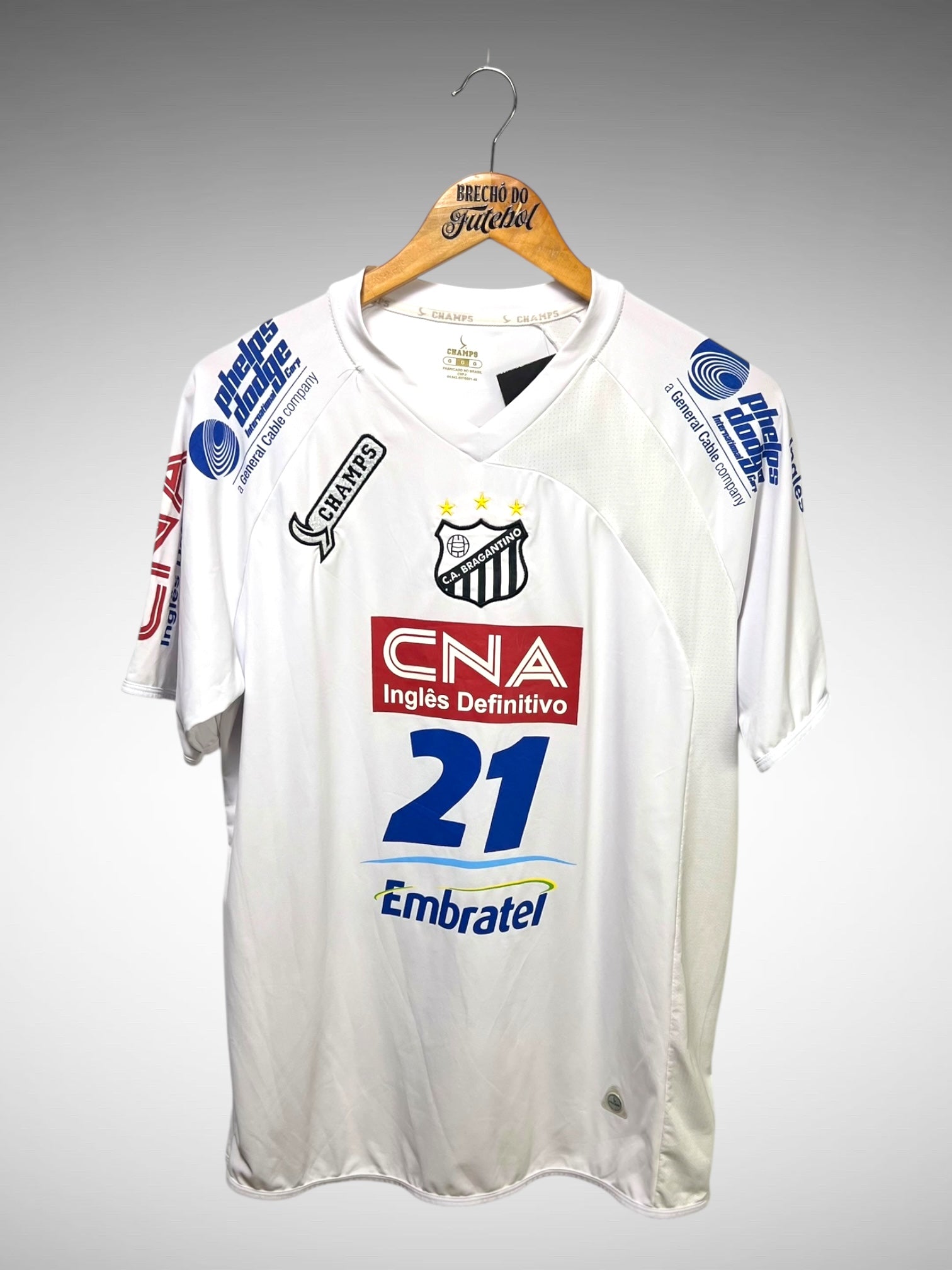 Bragantino 2009 Primeira Camisa Tam G Nº15.