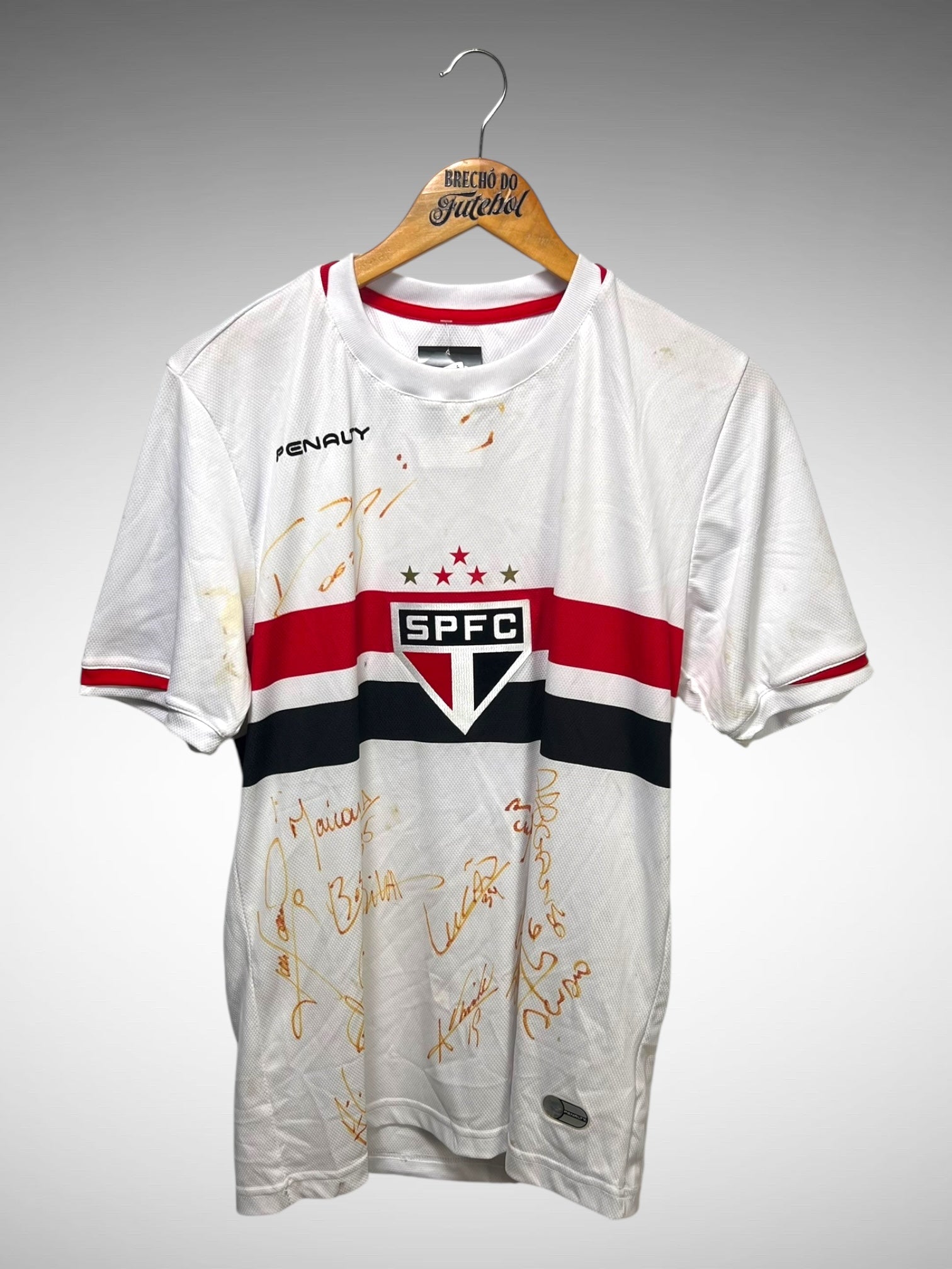 São Paulo 2014 Primeira Camisa Tam GG Nº19 Ademilson.