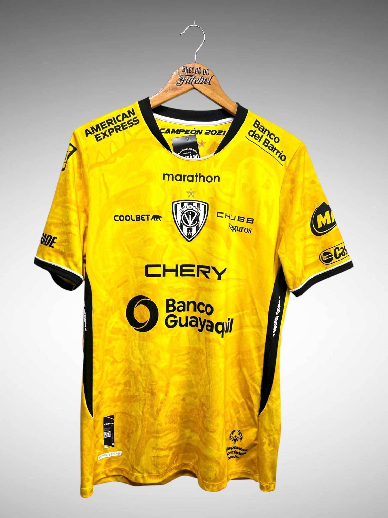 Independiente del Valle 2023 Camisa de Goleiro Tam G N 12 Marcos.