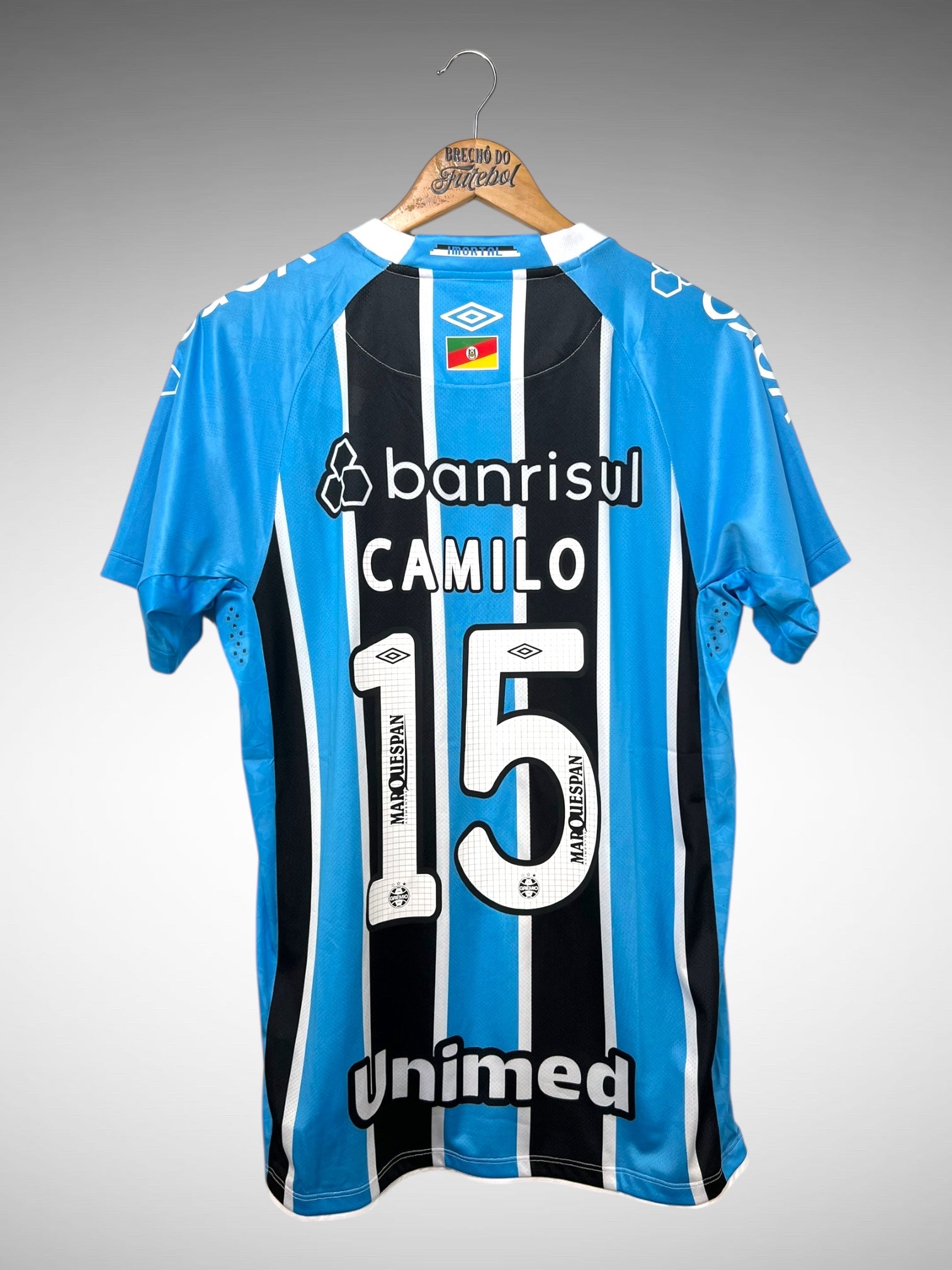 Grêmio 2025 Primeira Camisa Tam M N 15 Camilo.