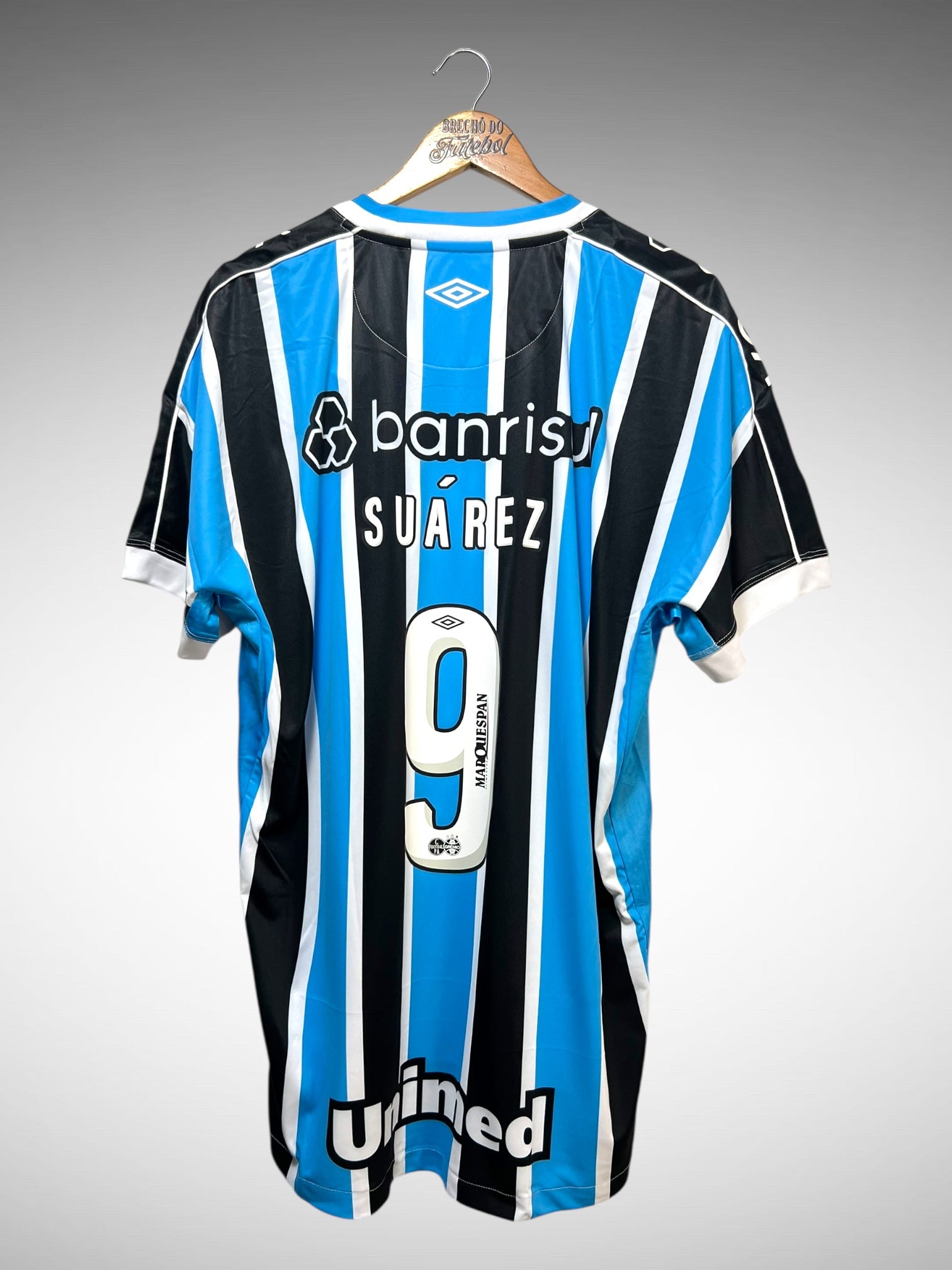 Grêmio 2023 Primeira Camisa Tam GG N 9 Suárez.
