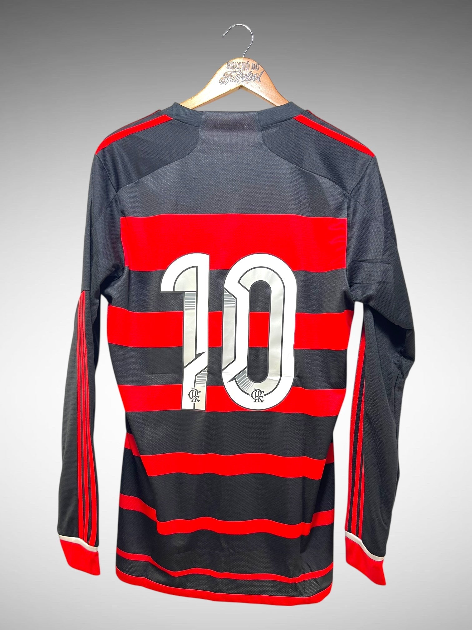 Flamengo 2024 Primeira Camisa Tam M Mangas Longas N 10.