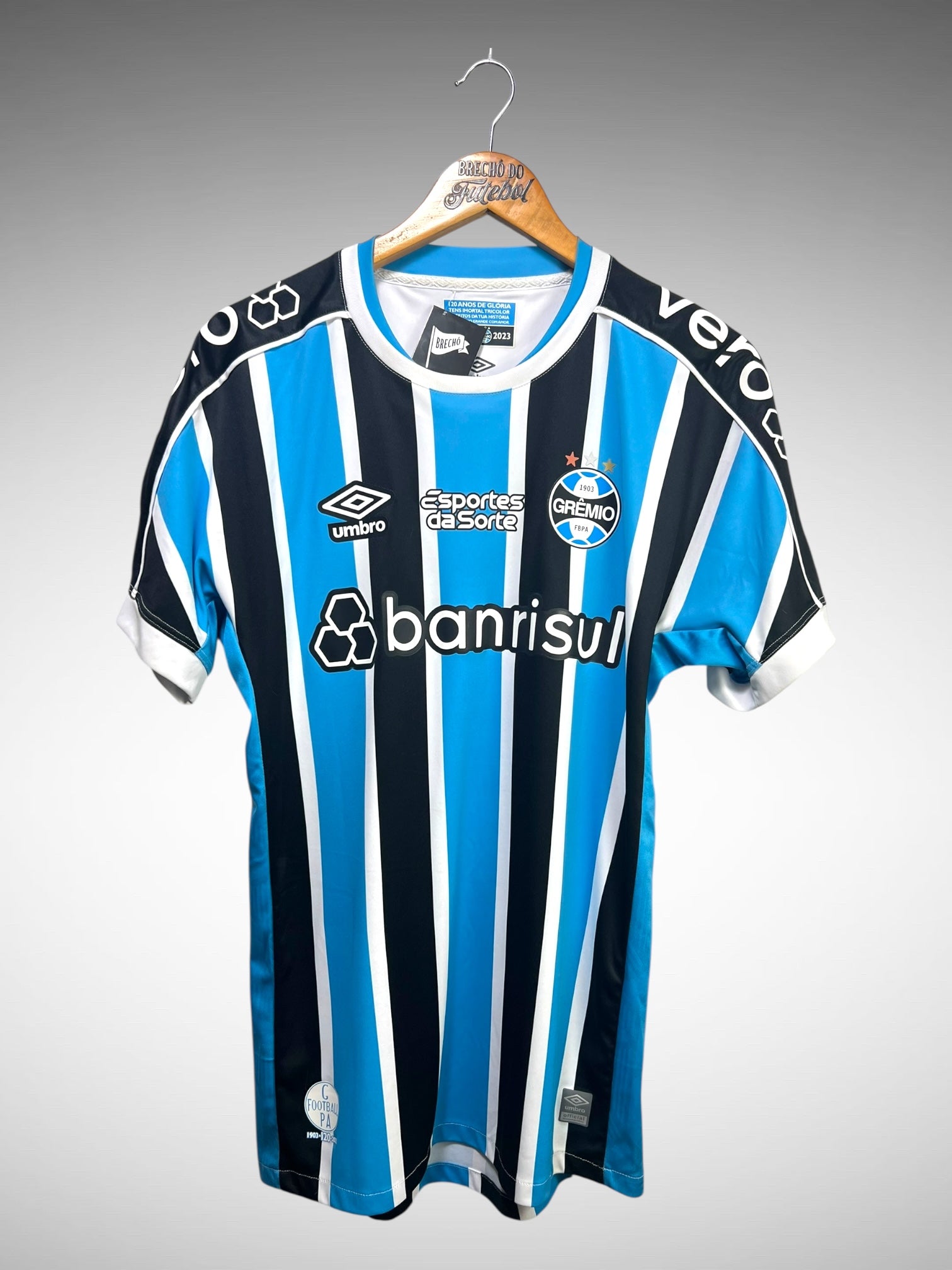 Grêmio 2023 Primeira Camisa Tam G Nº 51 Wesley.