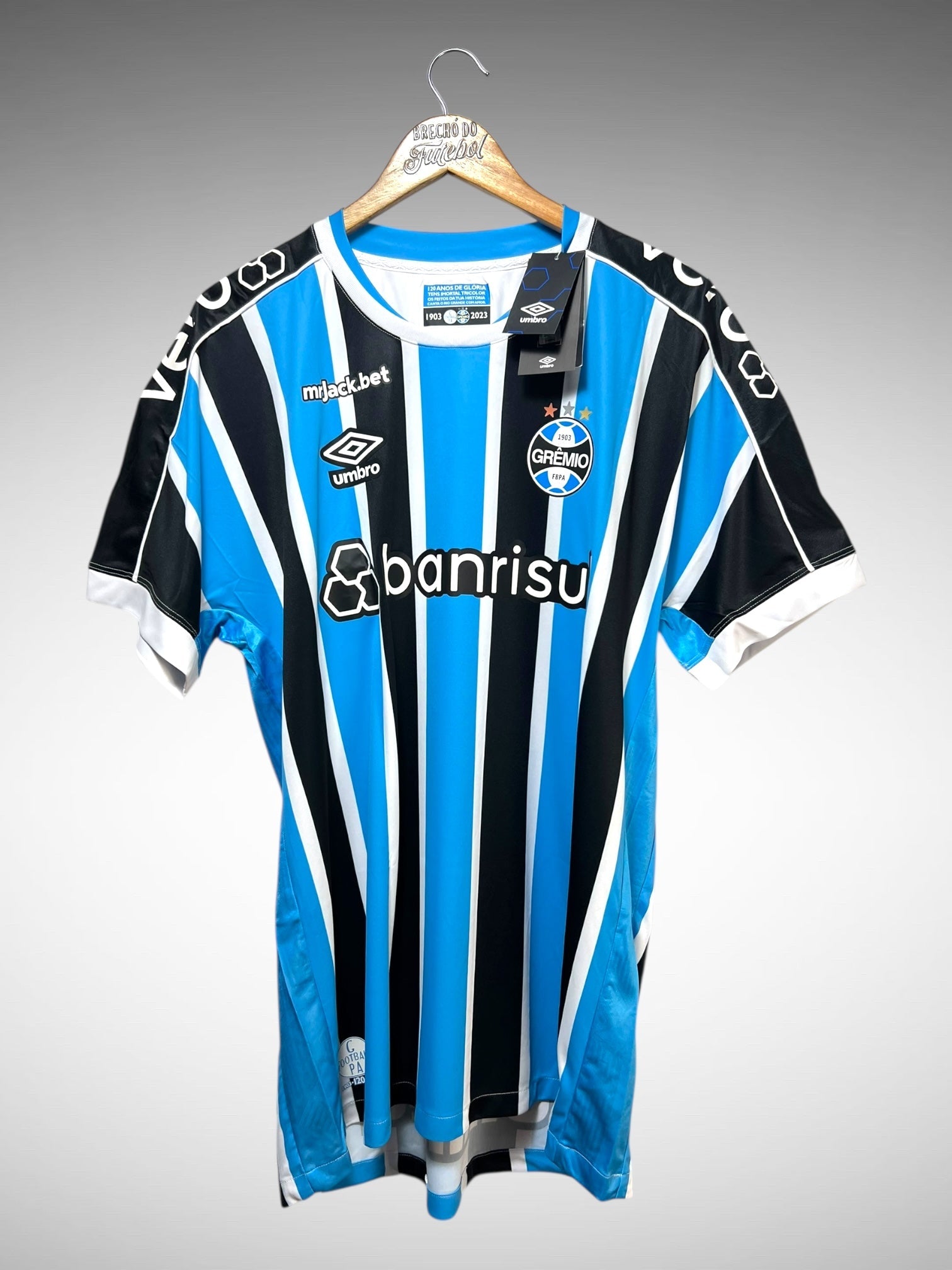 Grêmio 2023 Primeira Camisa Tam GG N 9 Suárez.