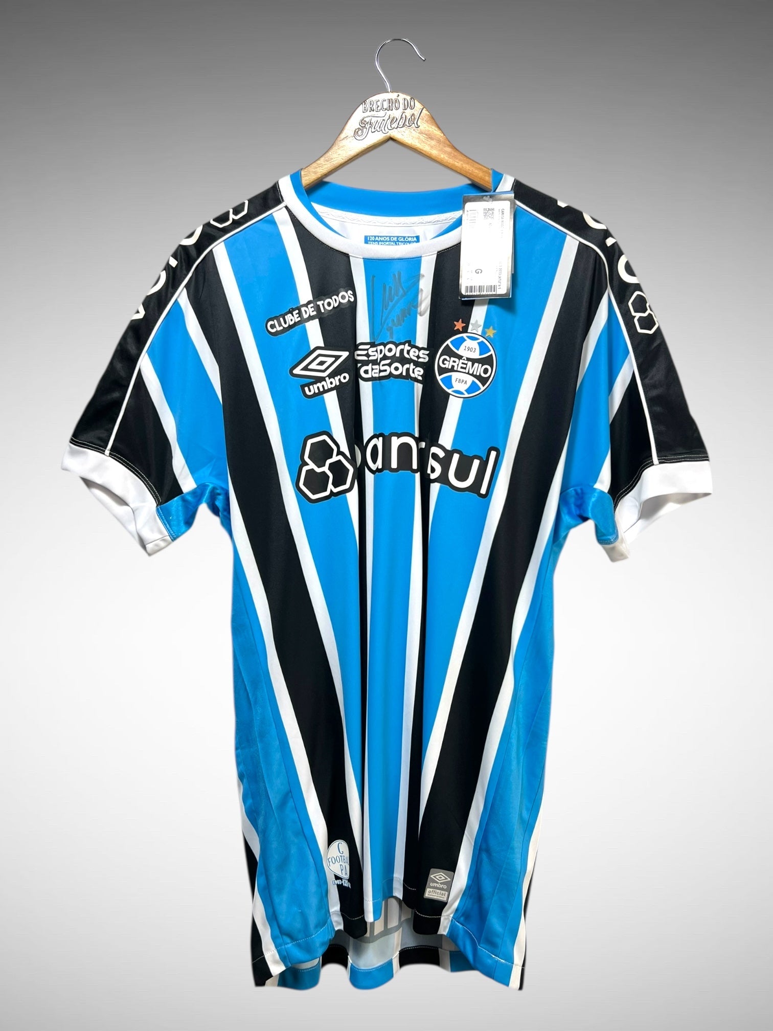 Grêmio 2023 Primeira Camisa Tam G N 9 Suárez.