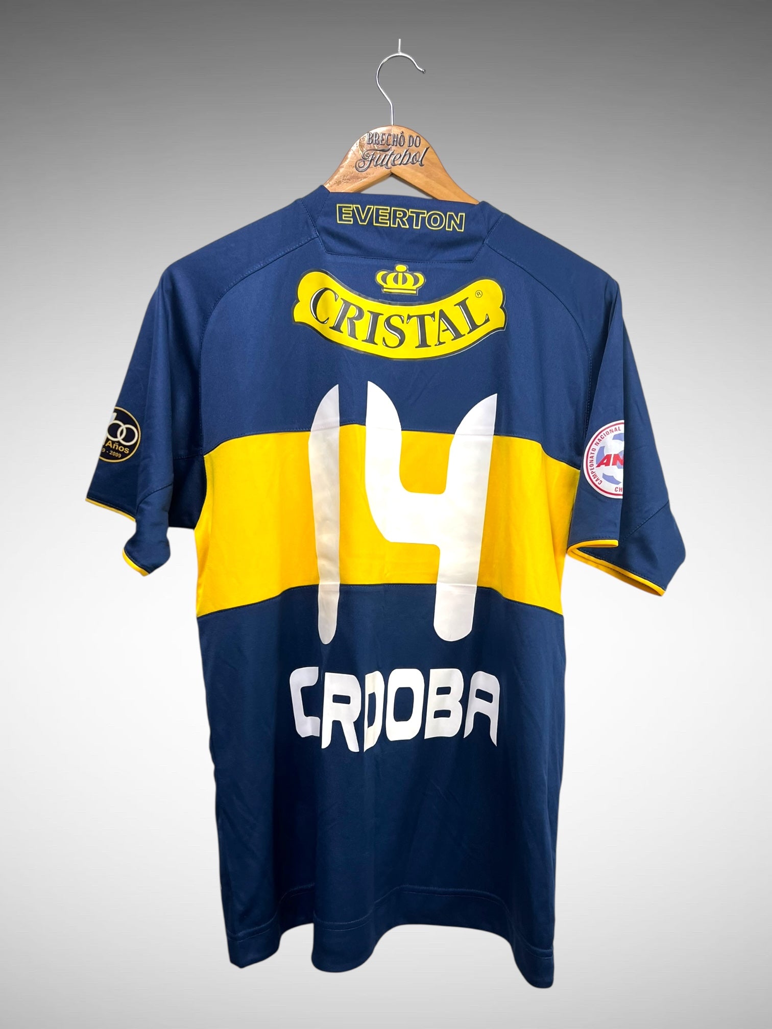 Everton de Viña del Mar 2009 Primeira Camisa Tam M Nº 14 Cordoba.