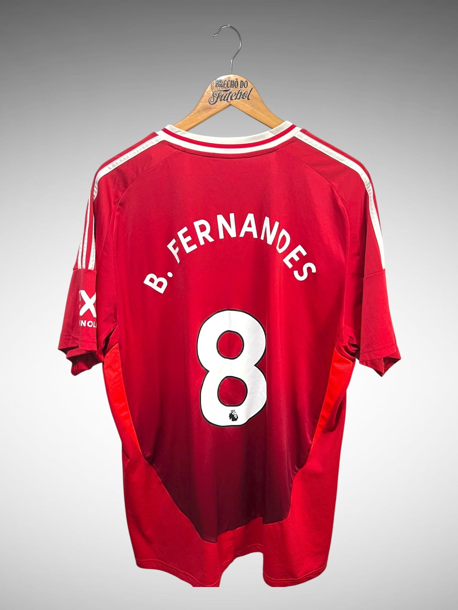 Manchester United 2024 Primeira Camisa Tam 3G N 8 B.Fernandes
