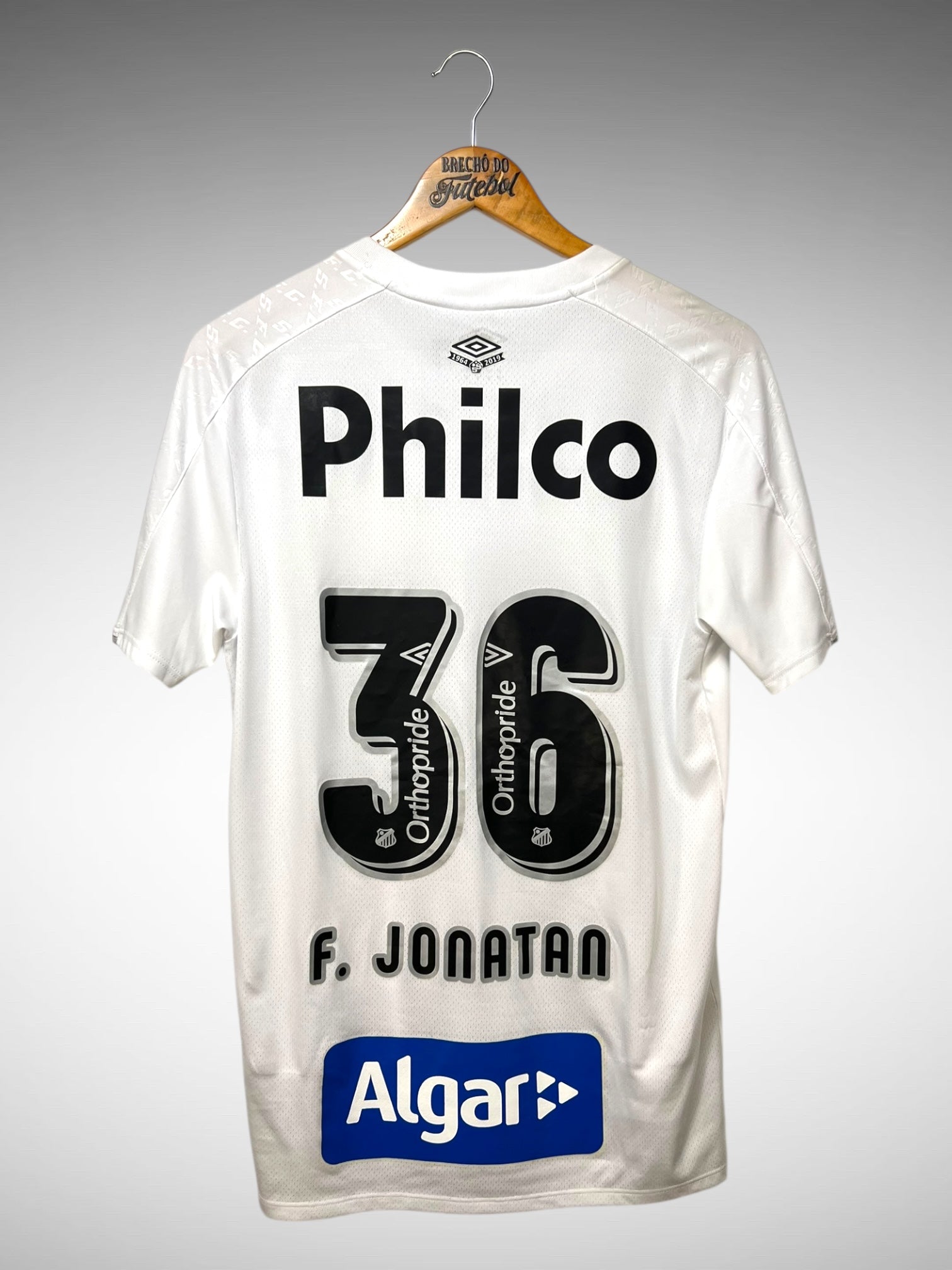 Santos 2019 Primeira Camisa Tam M N 36 F. Jonatan.