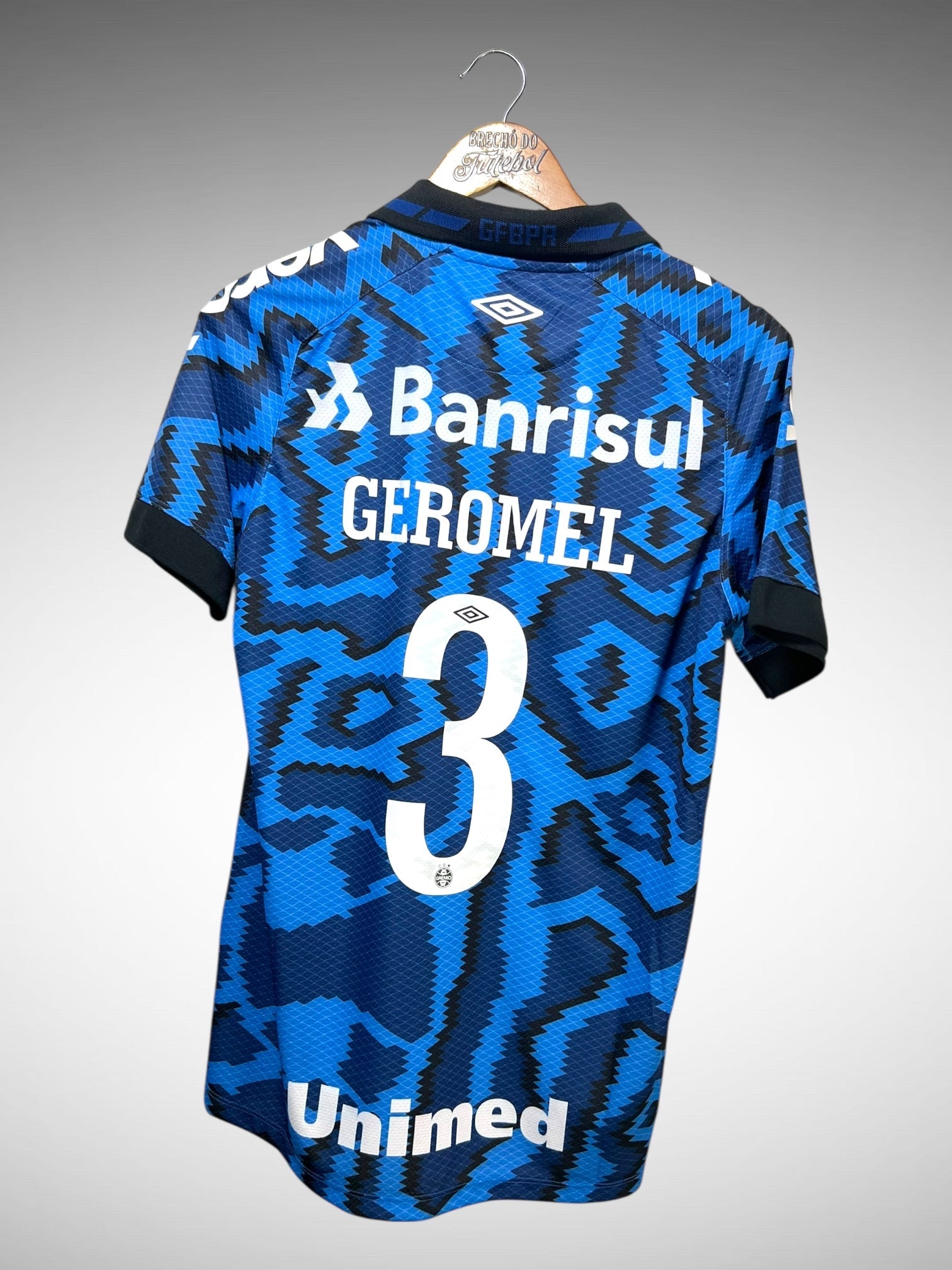 Grêmio 2021 Terceira Camisa Tam P N 3 Geromel.