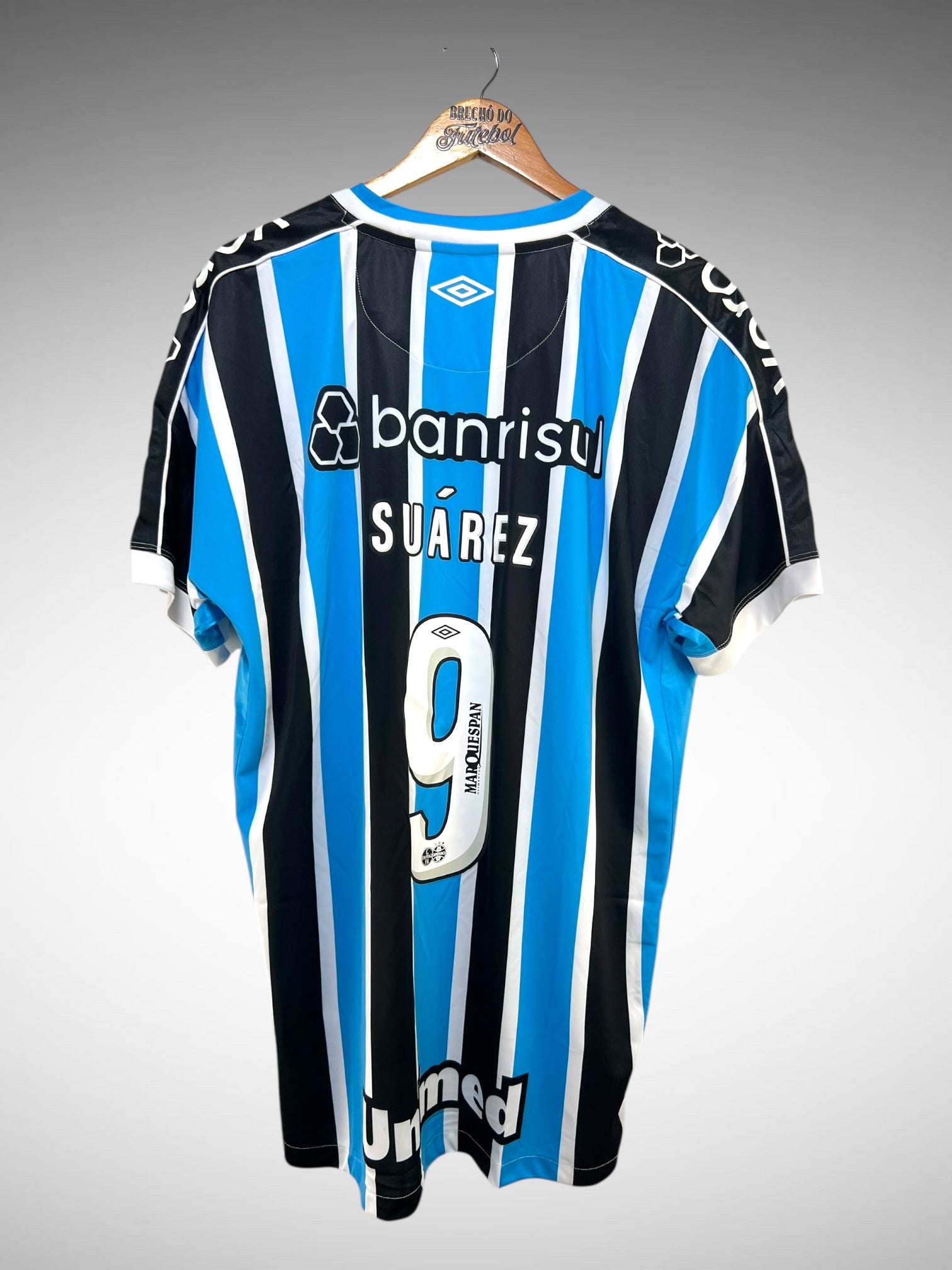 Grêmio 2023 Primeira Camisa Tam GG N 9 Suárez.