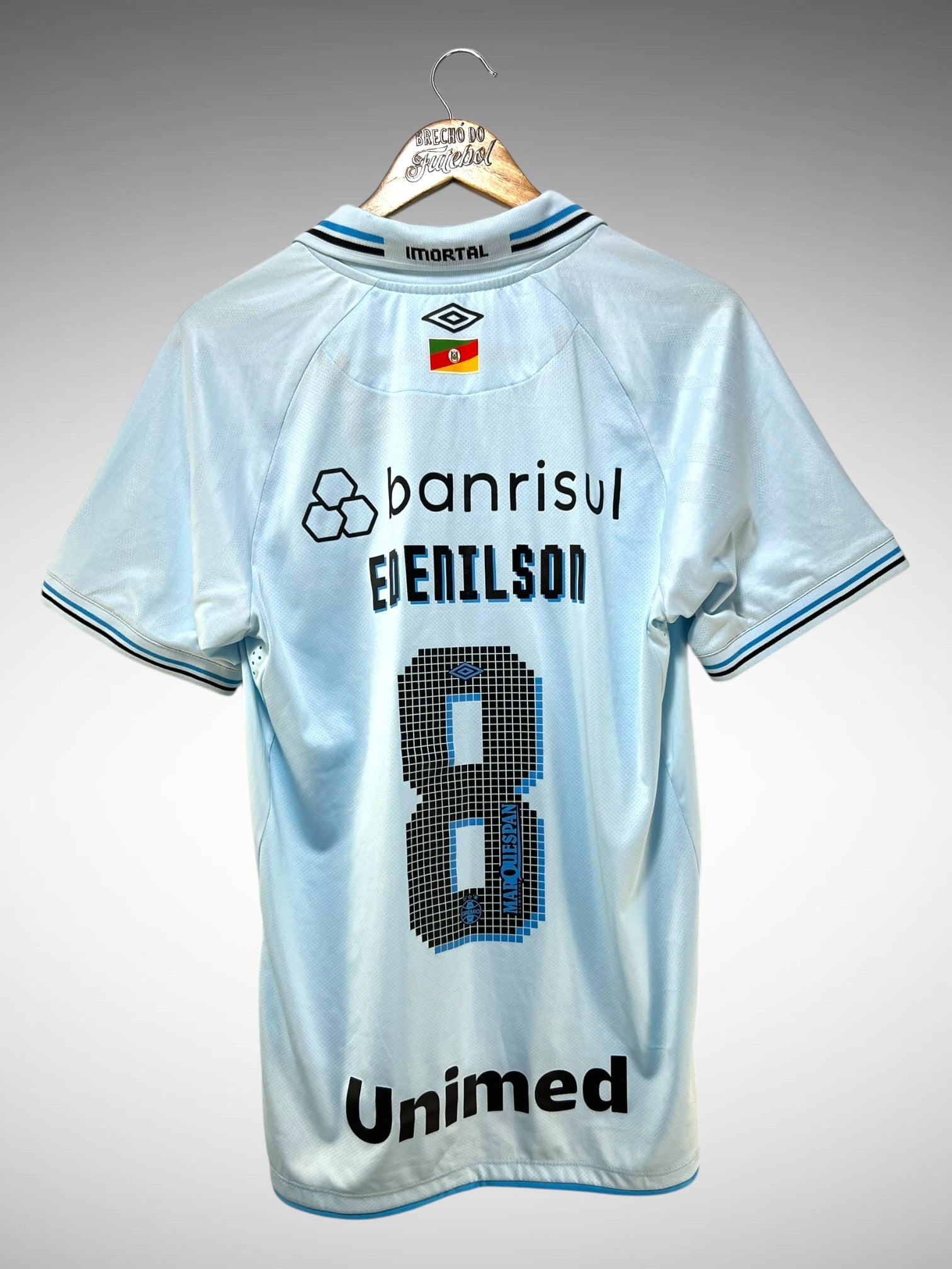 Grêmio 2025 Segunda Camisa Tam M N 8 Edenilson.