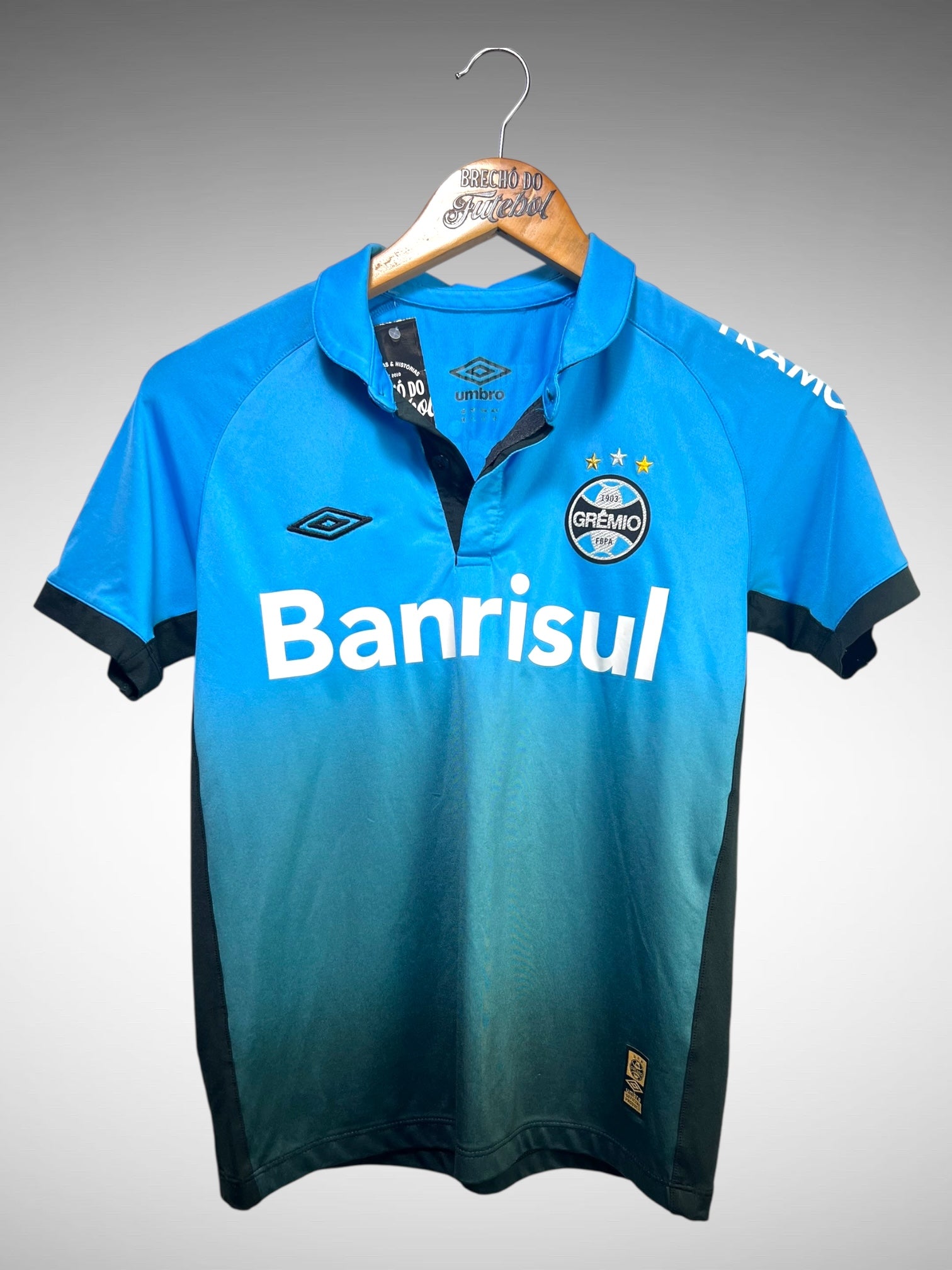 Grêmio 2015 Terceira Camisa Tam 12 Infantil Nº 10.